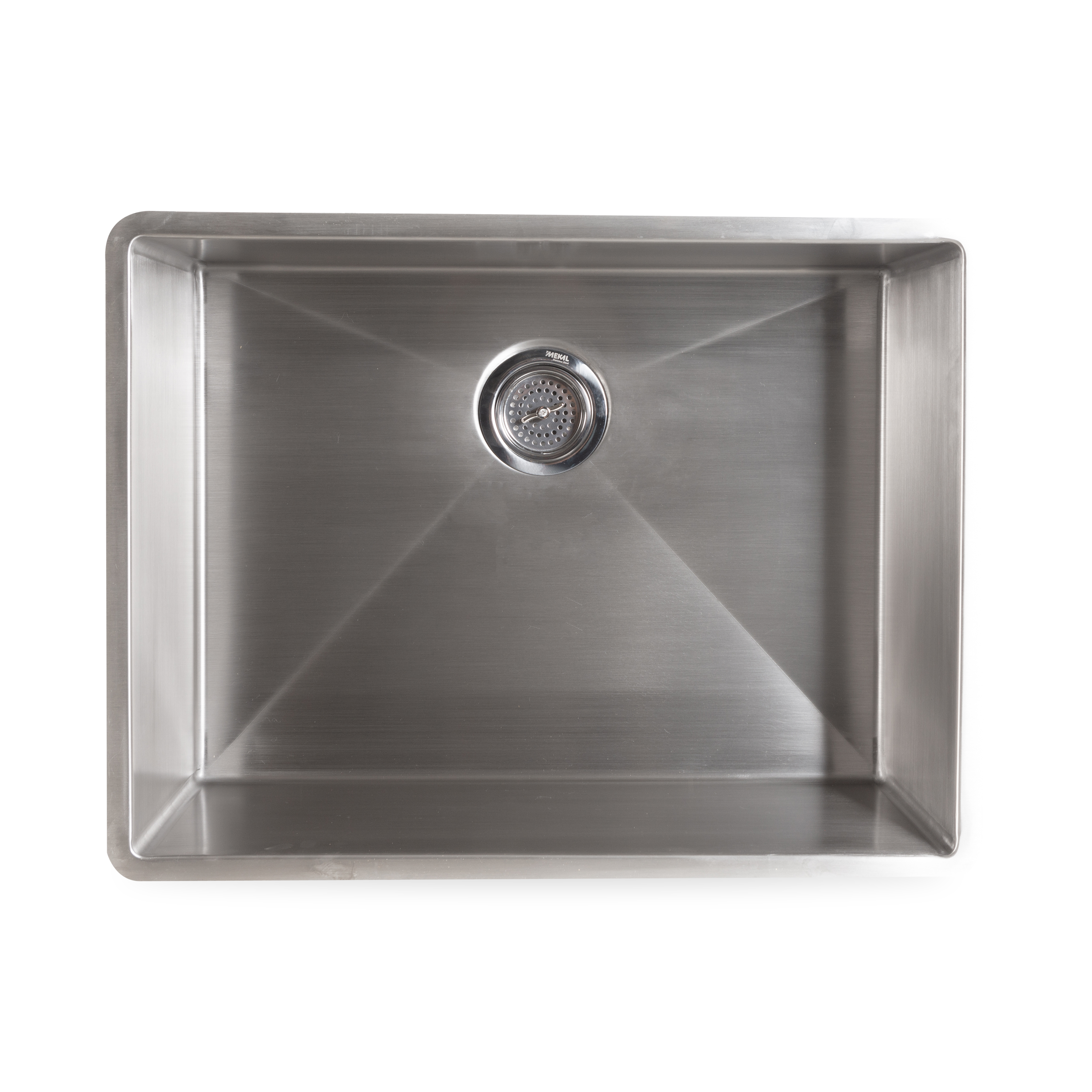 The Undermount sink is made of beautiful stainless steel featuring a single drain.