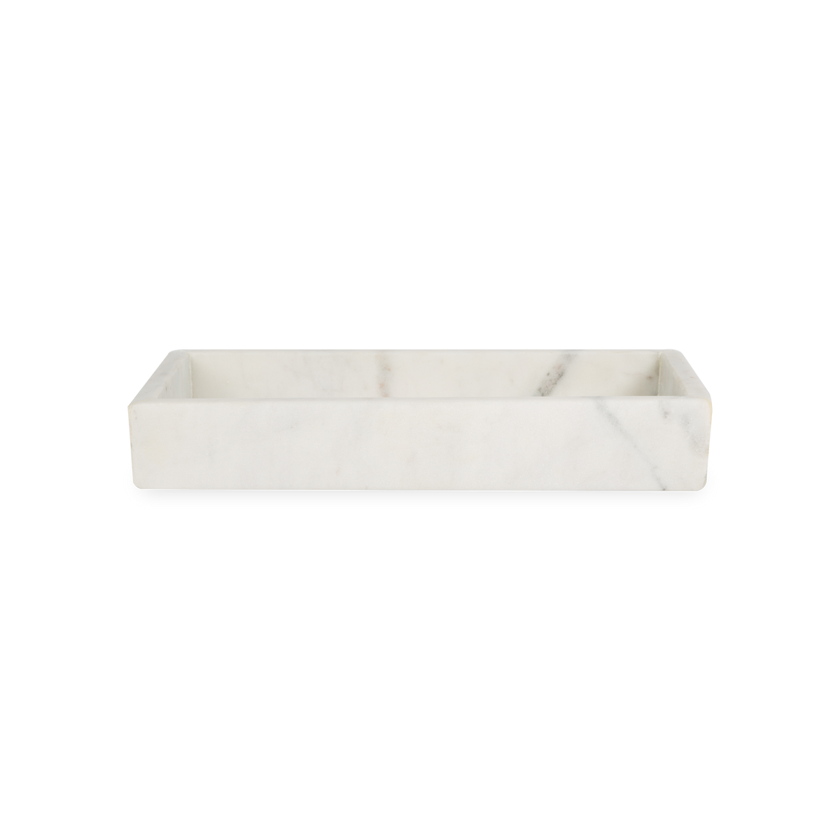 A collection of solid marble countertop pieces with a matte finish.