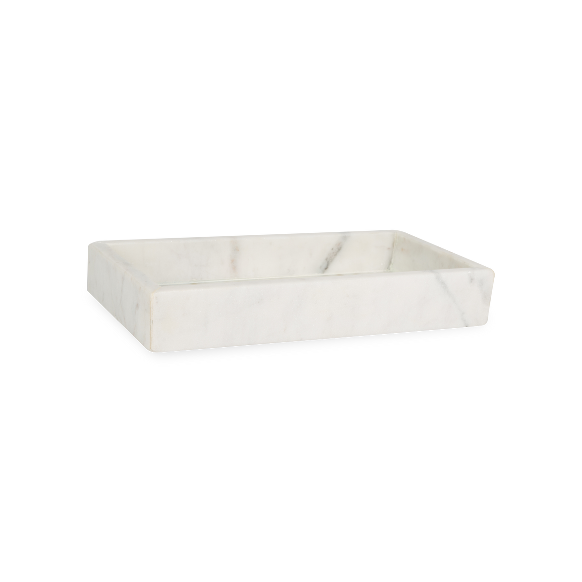 A collection of solid marble countertop pieces with a matte finish.