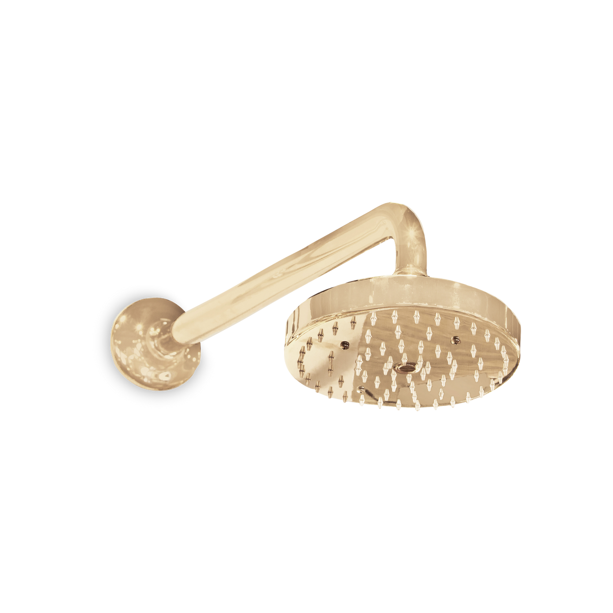 The Avenue 8" Shower head and arm channels an industrial spirit coupled with clean lines and classic details.