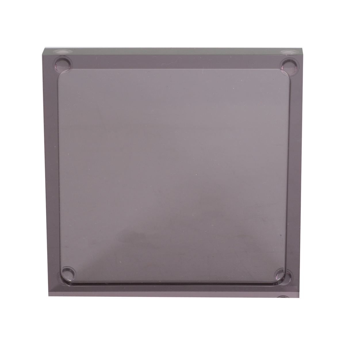 These acrylic coasters in a black finish offer a sleek way to protect your tabletops and keep your drinks in place.
