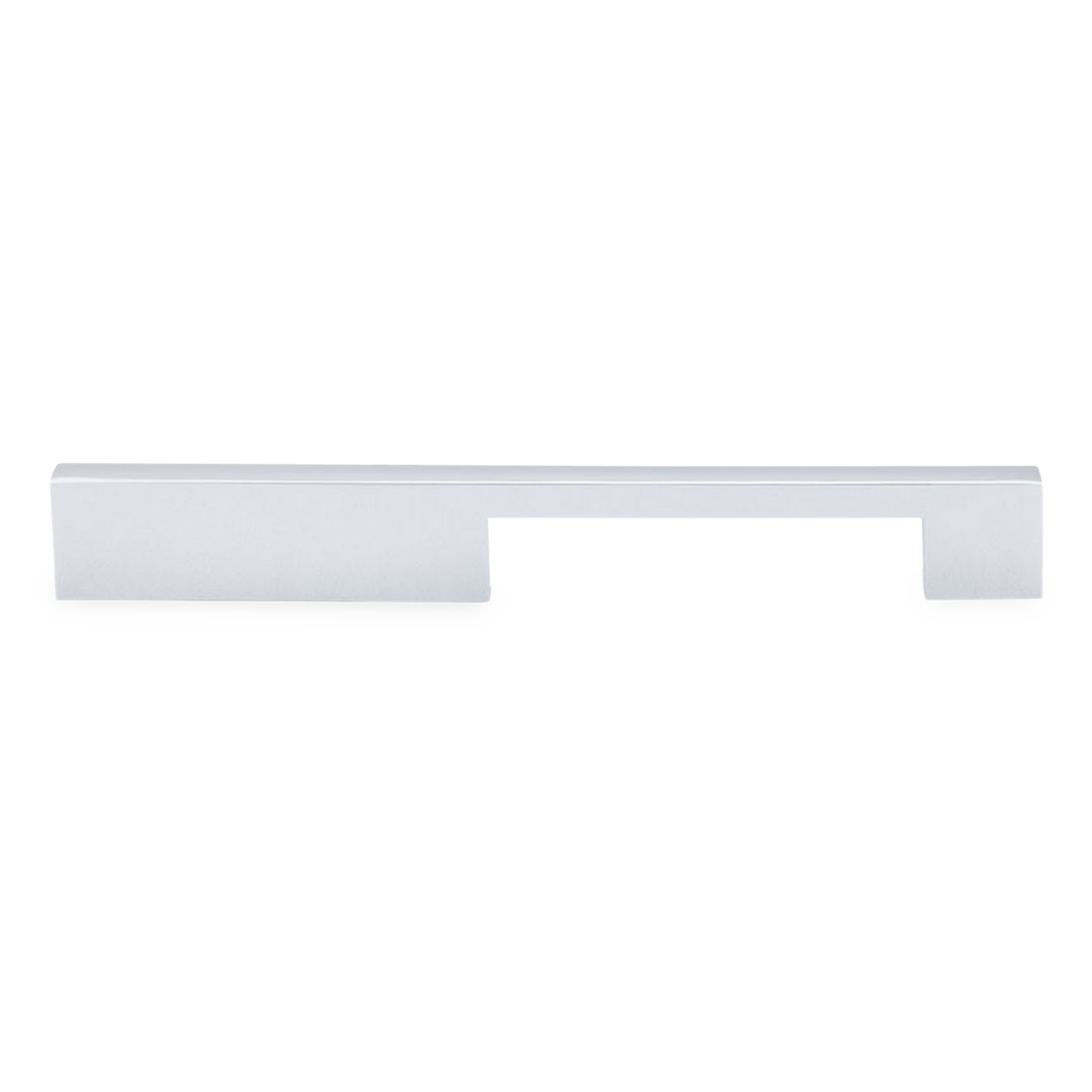 A funky black pull with a rectangular cut out handle for a contemporary look and feel.