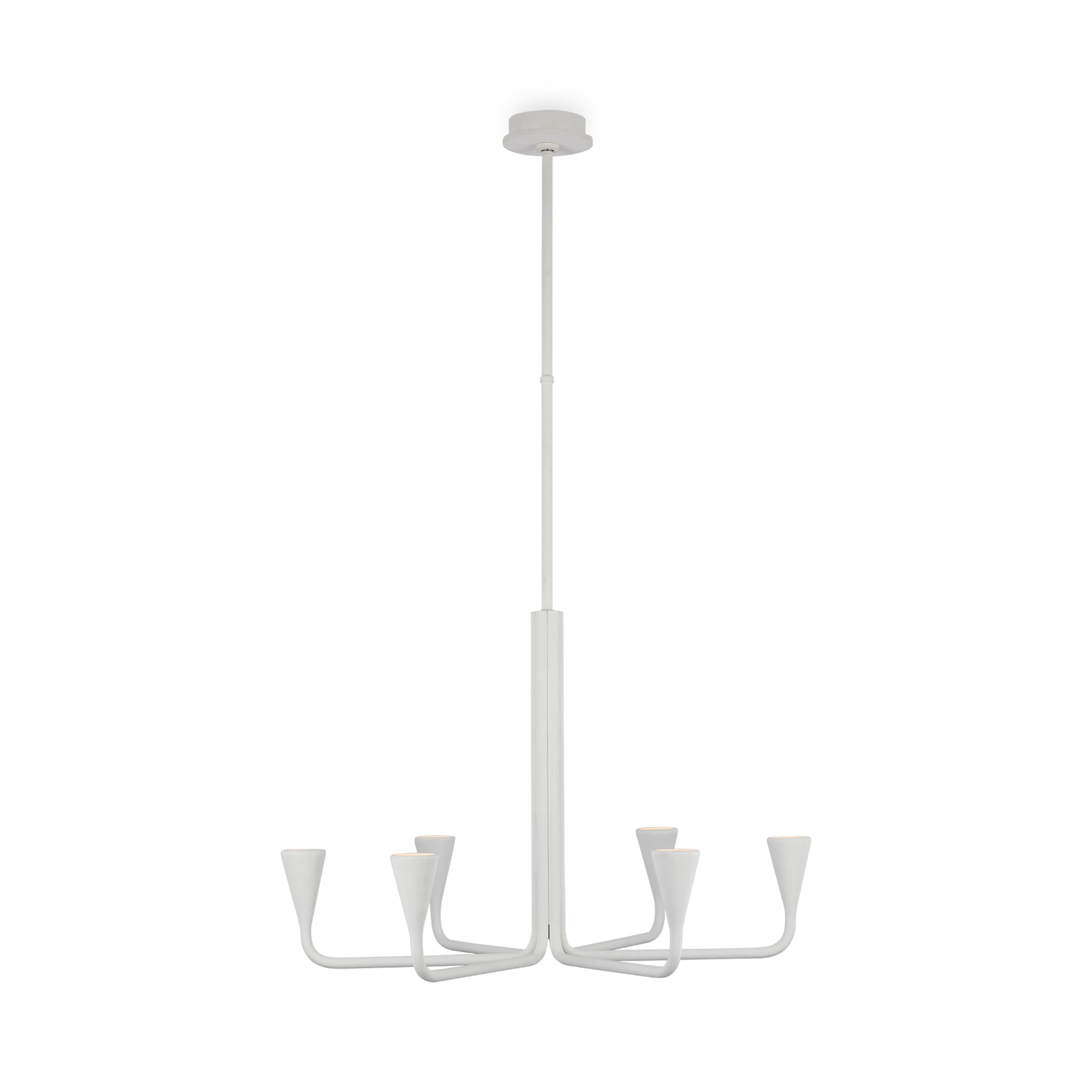 The Brassica Large Chandelier features a distinctive design and soulful vibe.