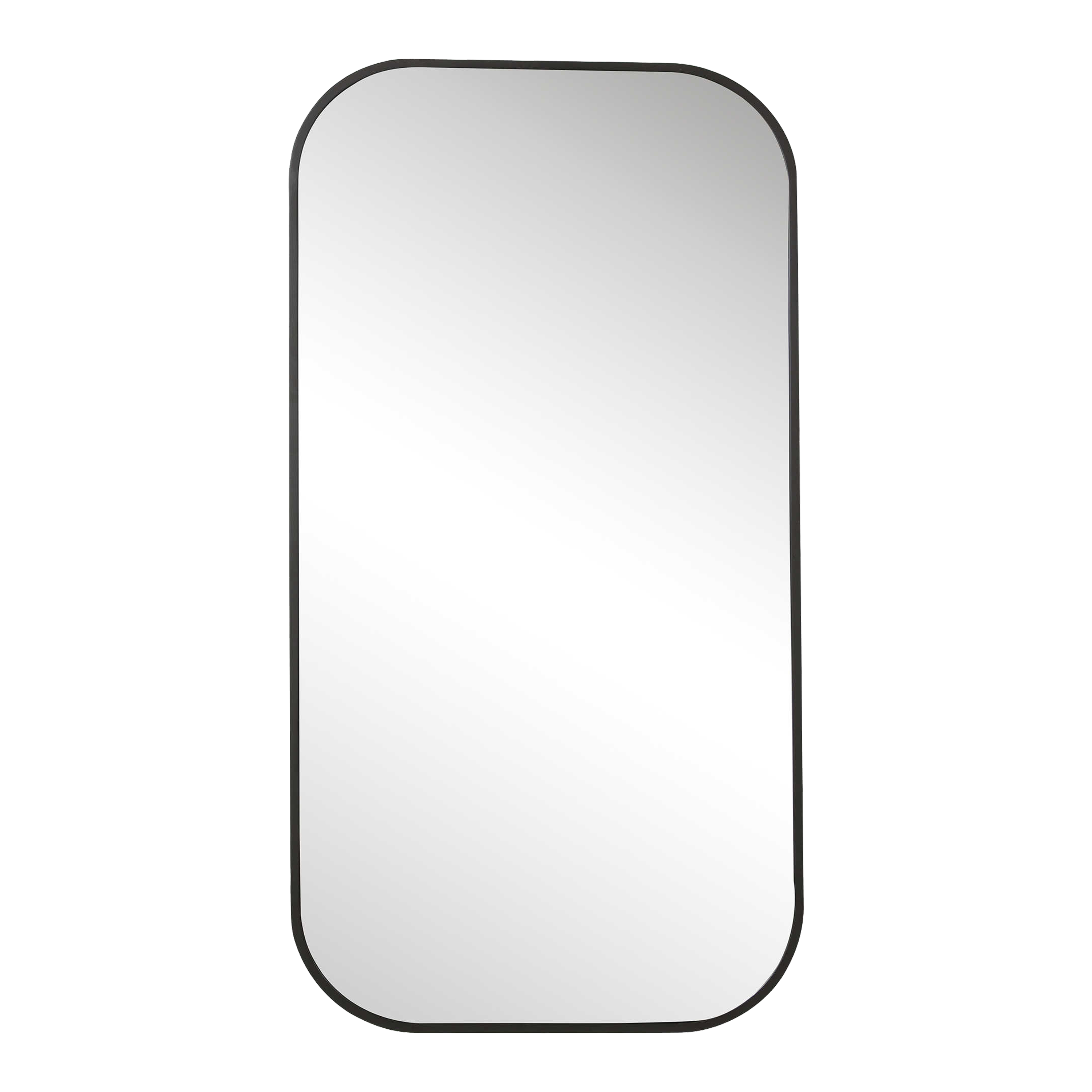 Simple yet stylish, this mirror features a classic matte black frame with a sleek, contemporary feel.