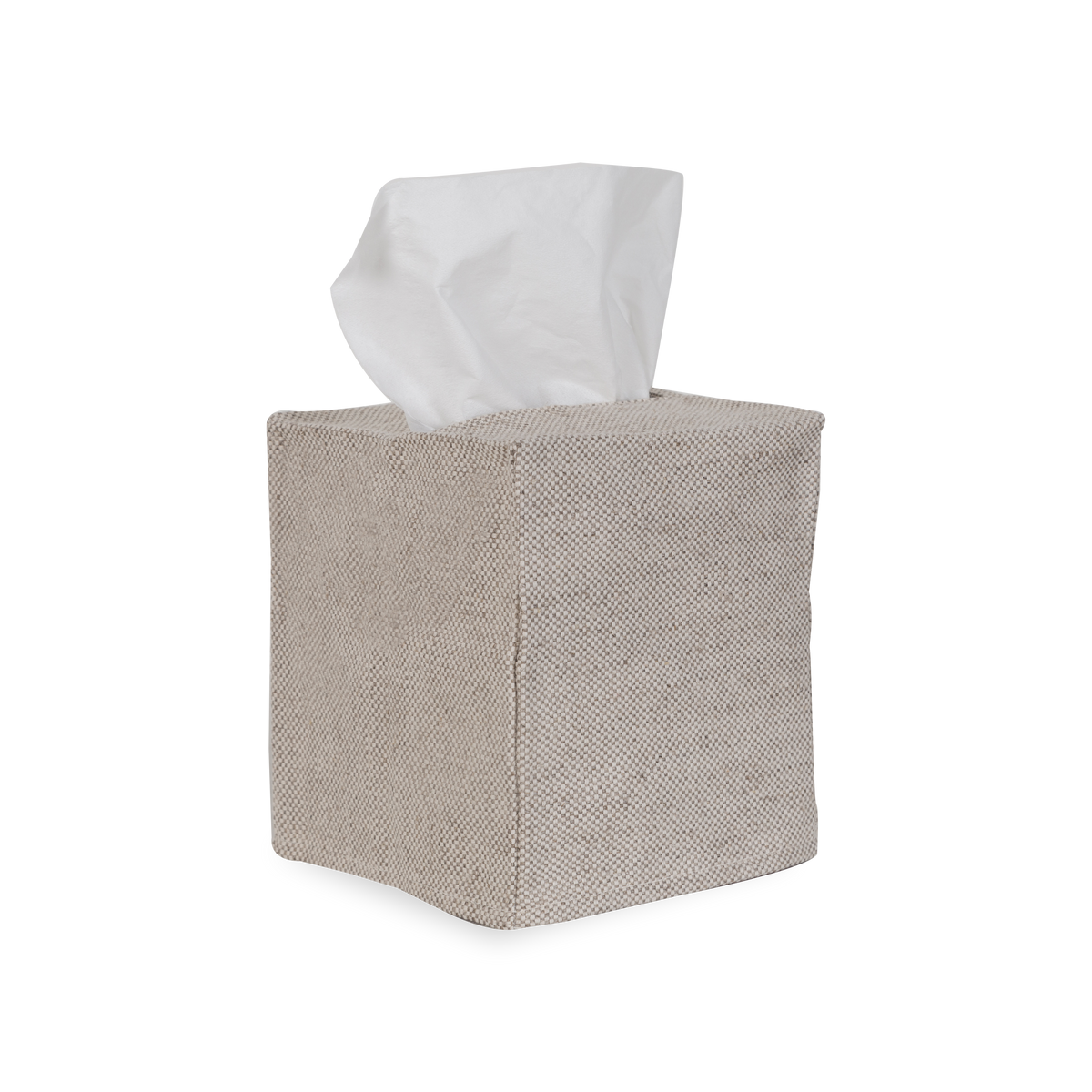 Using a beautiful 100% linen, The Linen Tissue Box Cover provides a neutral palette to any tissue box, which improves on stylistic decisions for any countertop or nightstand.