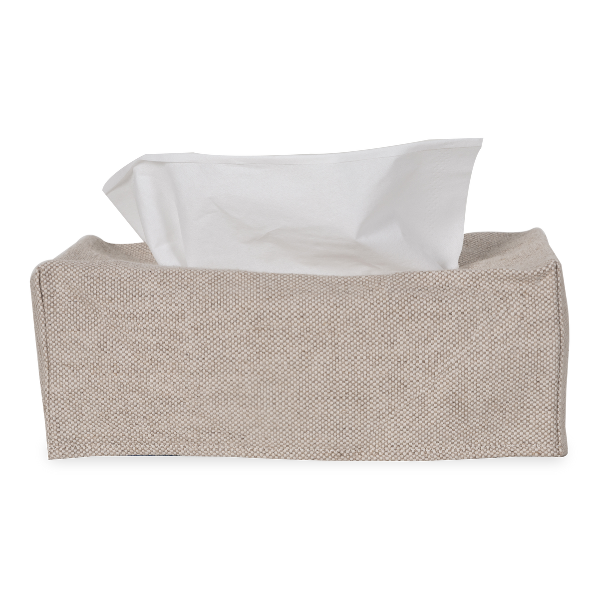 Using a beautiful 100% linen, The Linen Tissue Box Cover provides a neutral palette to any tissue box, which improves on stylistic decisions for any countertop or nightstand.