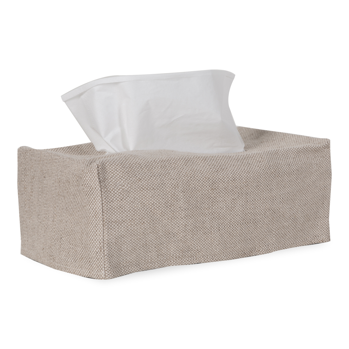 Using a beautiful 100% linen, The Linen Tissue Box Cover provides a neutral palette to any tissue box, which improves on stylistic decisions for any countertop or nightstand.