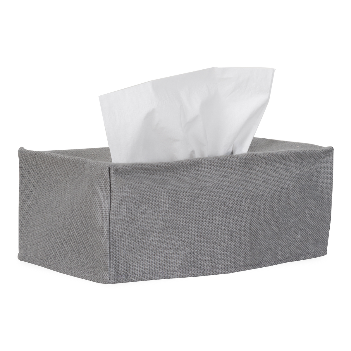 Using a beautiful 100% linen, The Linen Tissue Box Cover provides a neutral palette to any tissue box, which improves on stylistic decisions for any countertop or nightstand.
