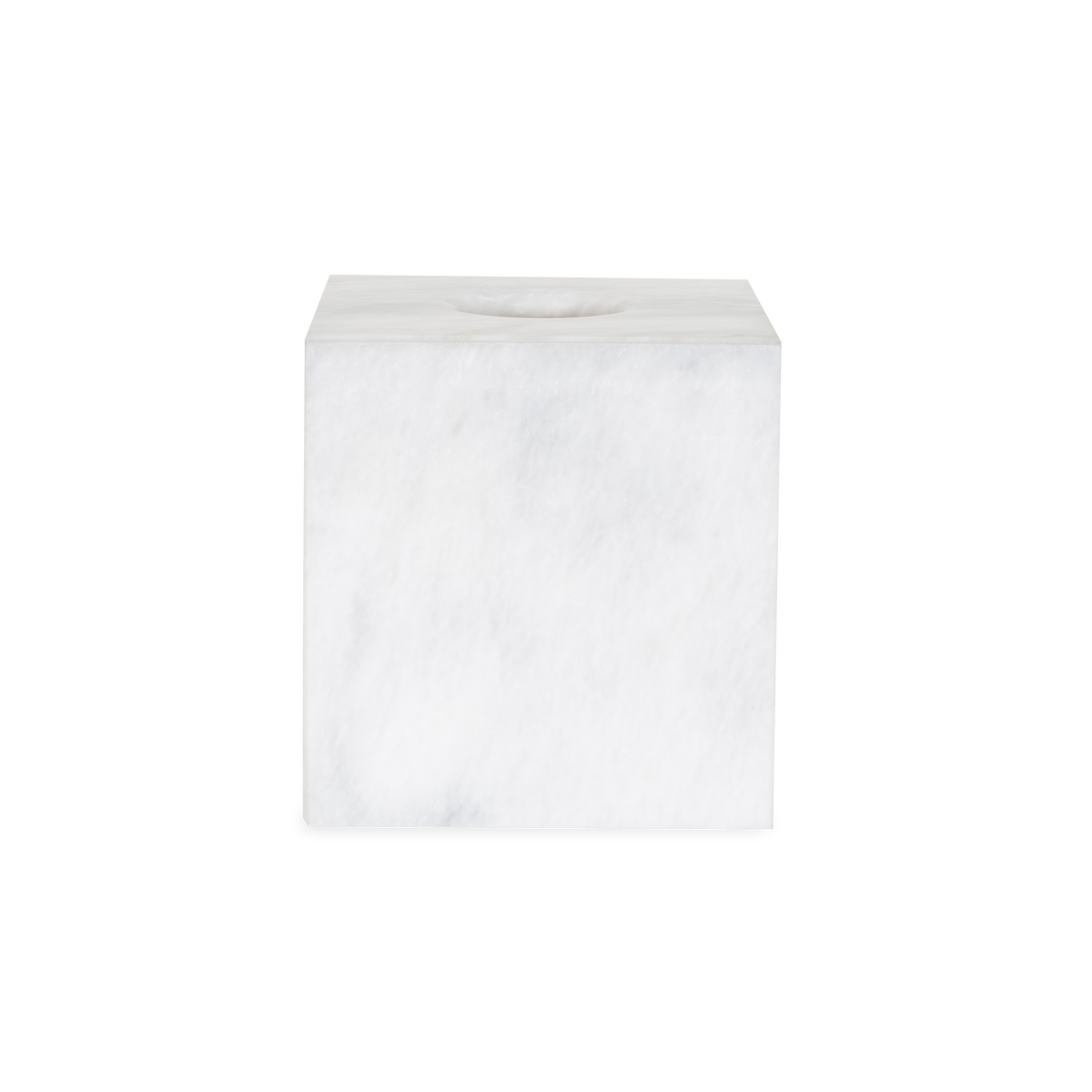 A gorgeous white marble collection of bathroom essentials with a minimalist design.