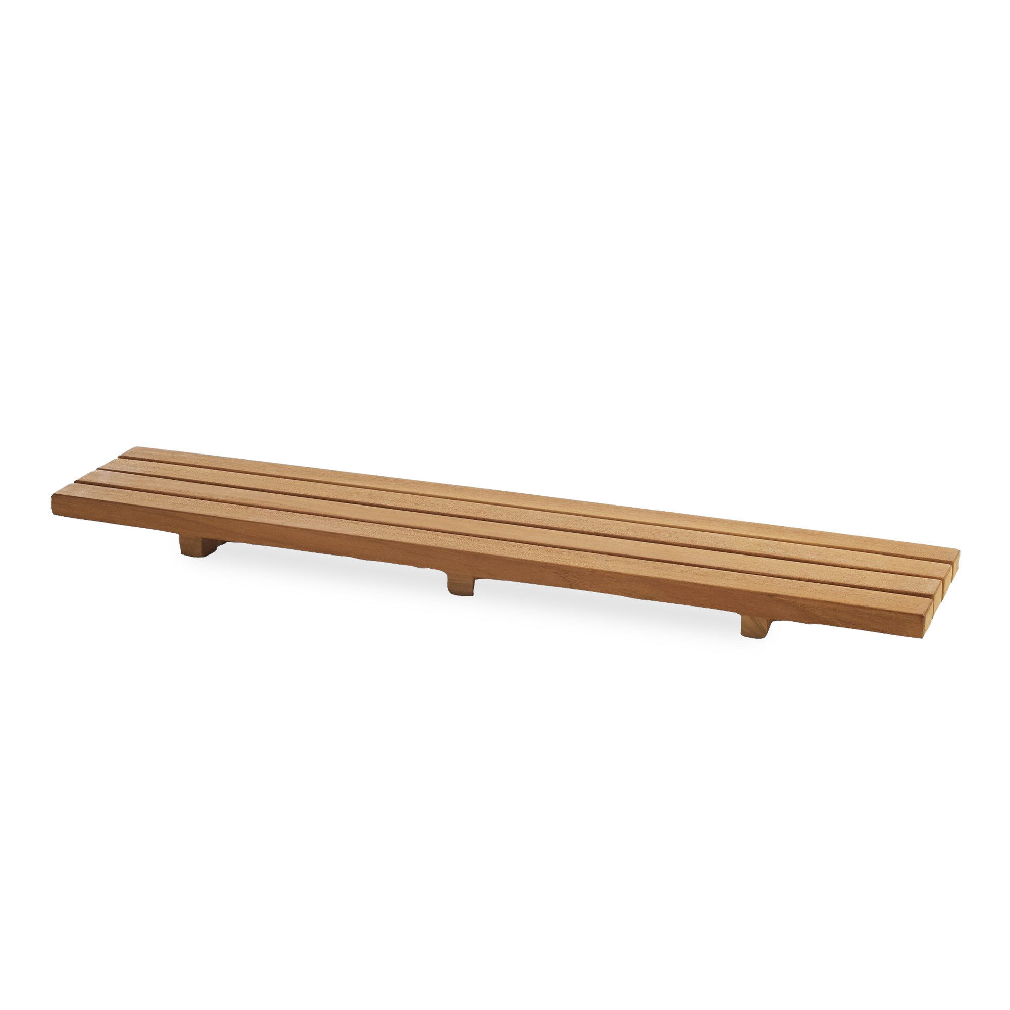 This Tub/Seat Caddy rests on the sides of the tub, providing a seat or place to rest bath accessories.