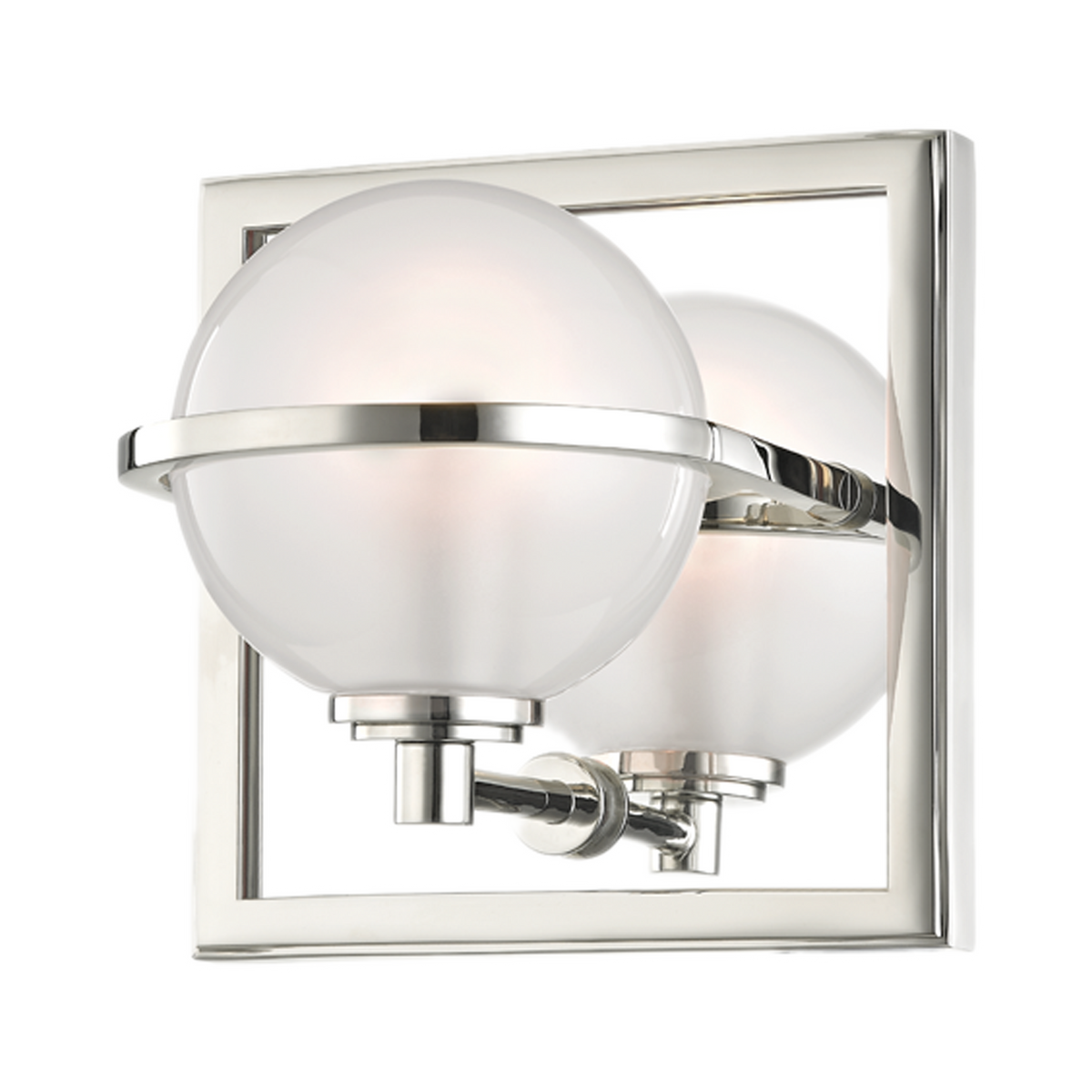 Axiom Wall Light - Polished Nickel