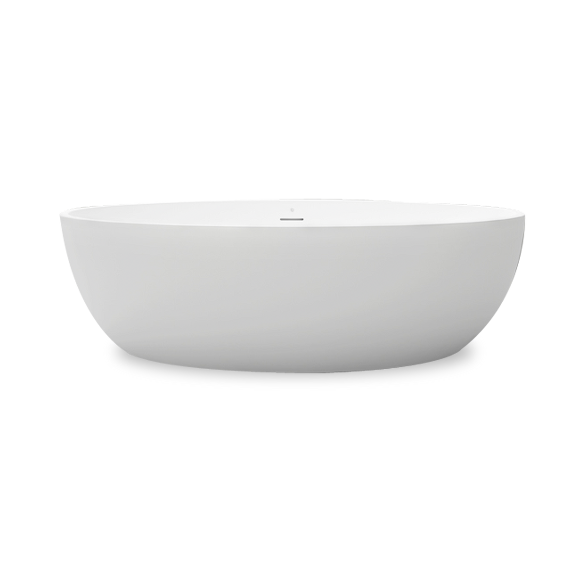 Azure 6732 Soaker Bath - Matte White Blustone