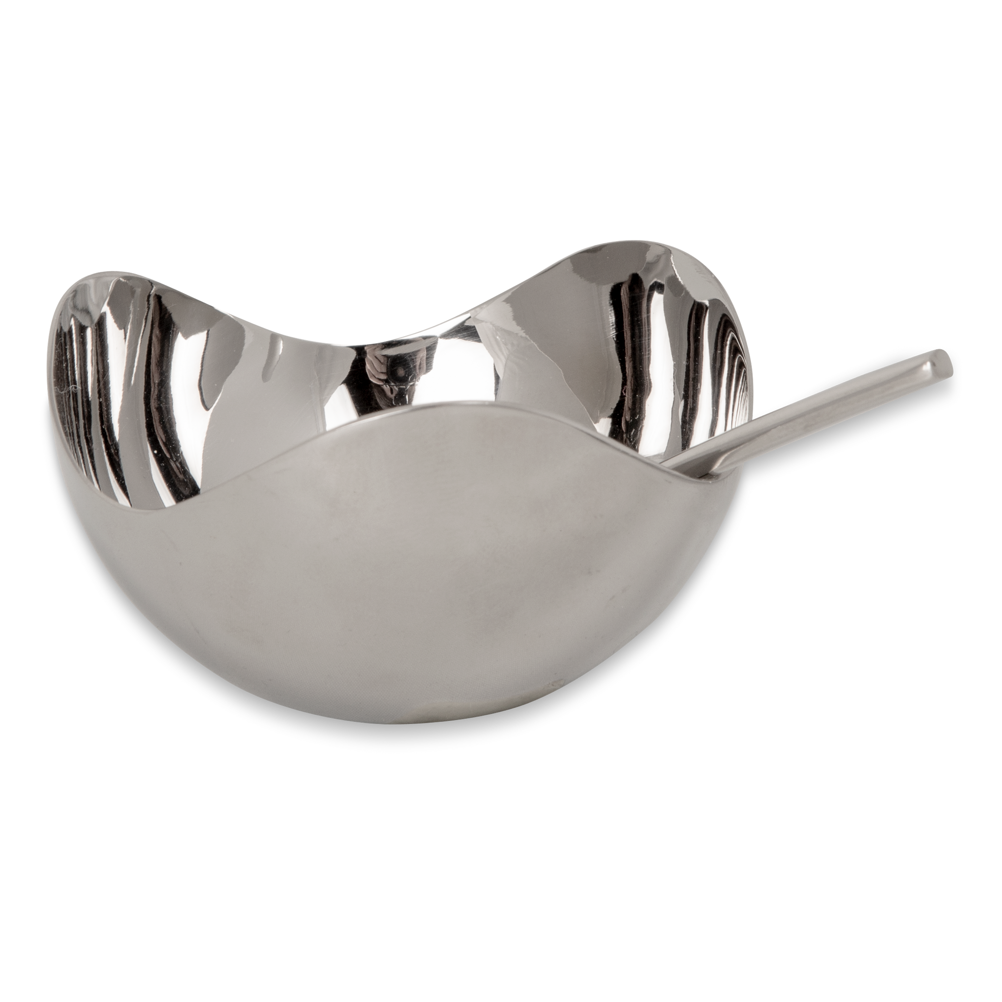 Inspired by the petals of Japanese cherry blossom, the Bloom salt cellar with its matching spoon is a masterclass in minimal Scandinavian design.