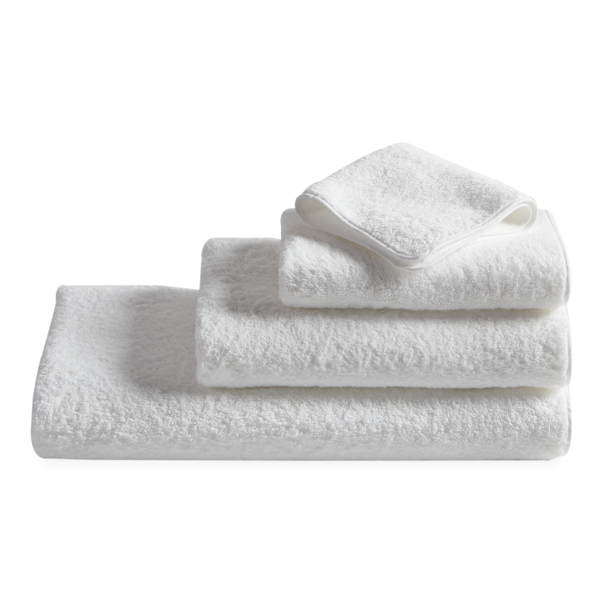 Made from luxurious long-staple cotton, Hudson features tailored cotton piping in white, black, grey or charcoal.