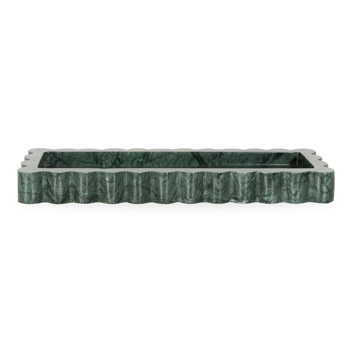 Scallop Marble Tray