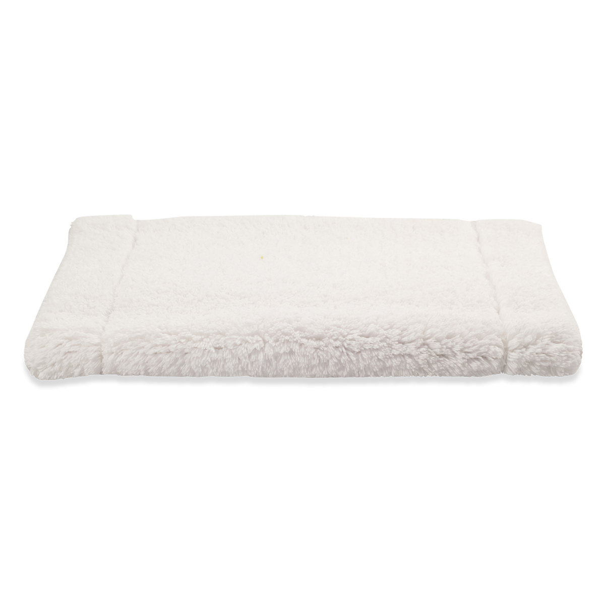 Crafted in a century-old mill in Portugal, this 100% cotton bath rug is fully reversible.