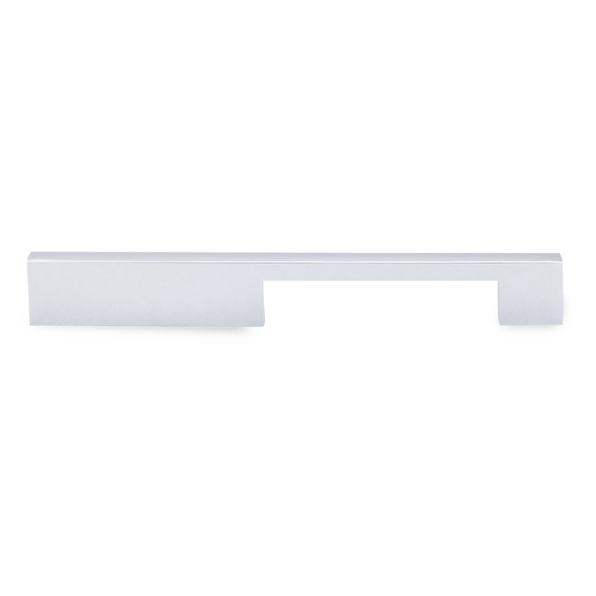 A funky black pull with a rectangular cut out handle for a contemporary look and feel.