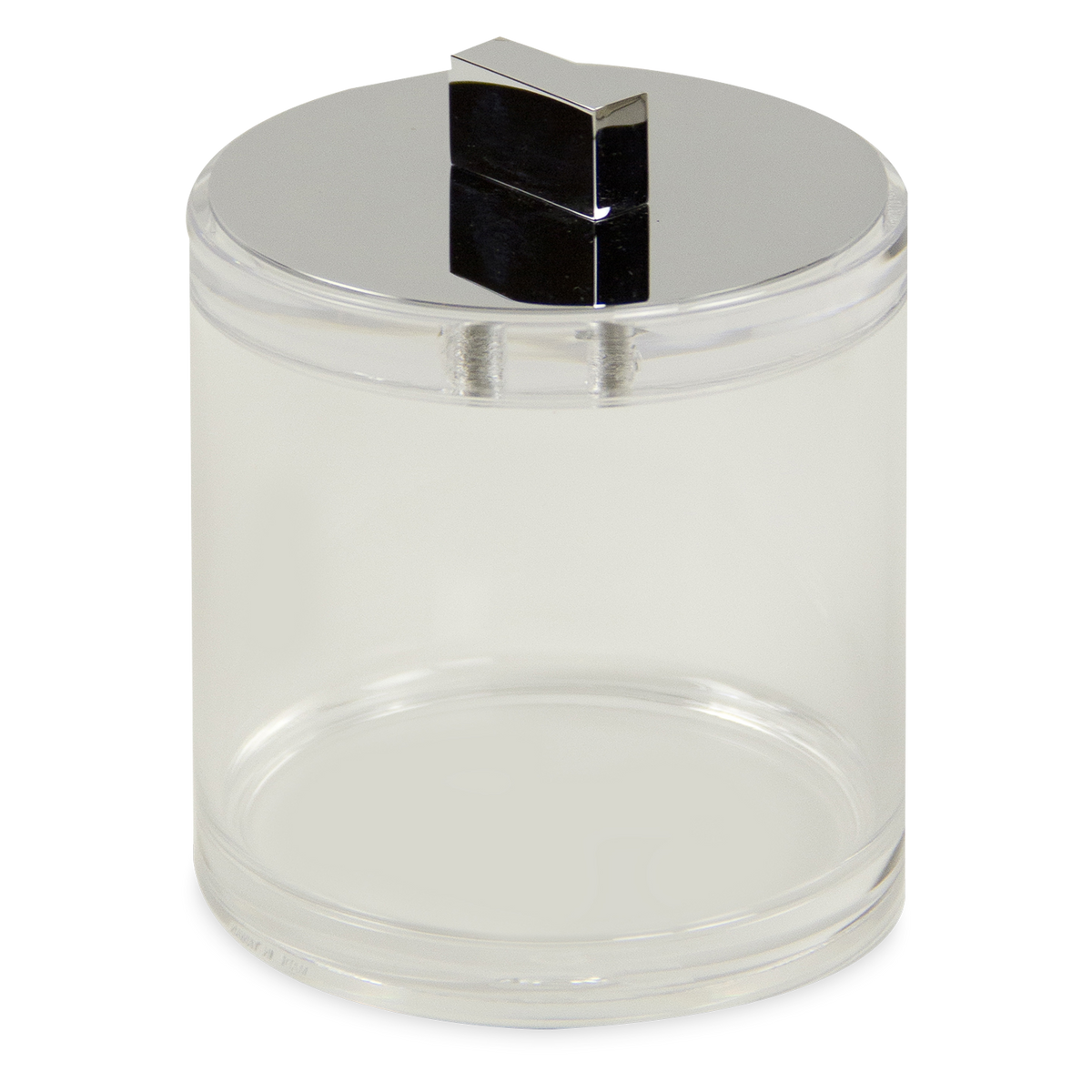 The Sky Collection features durable acrylic with chrome accents.