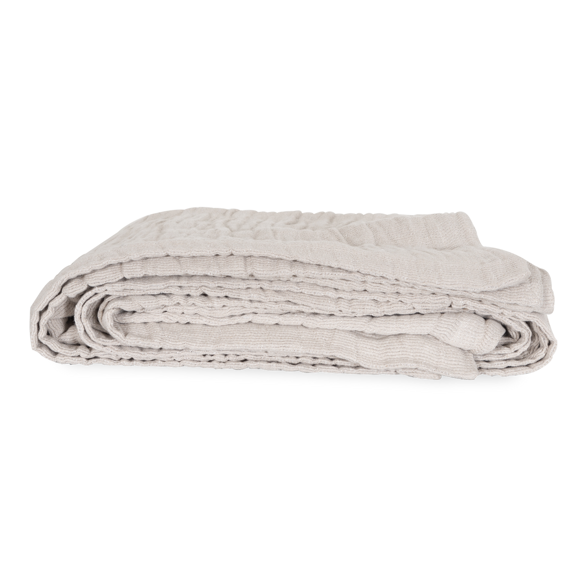 Linen Wave Bed Cover