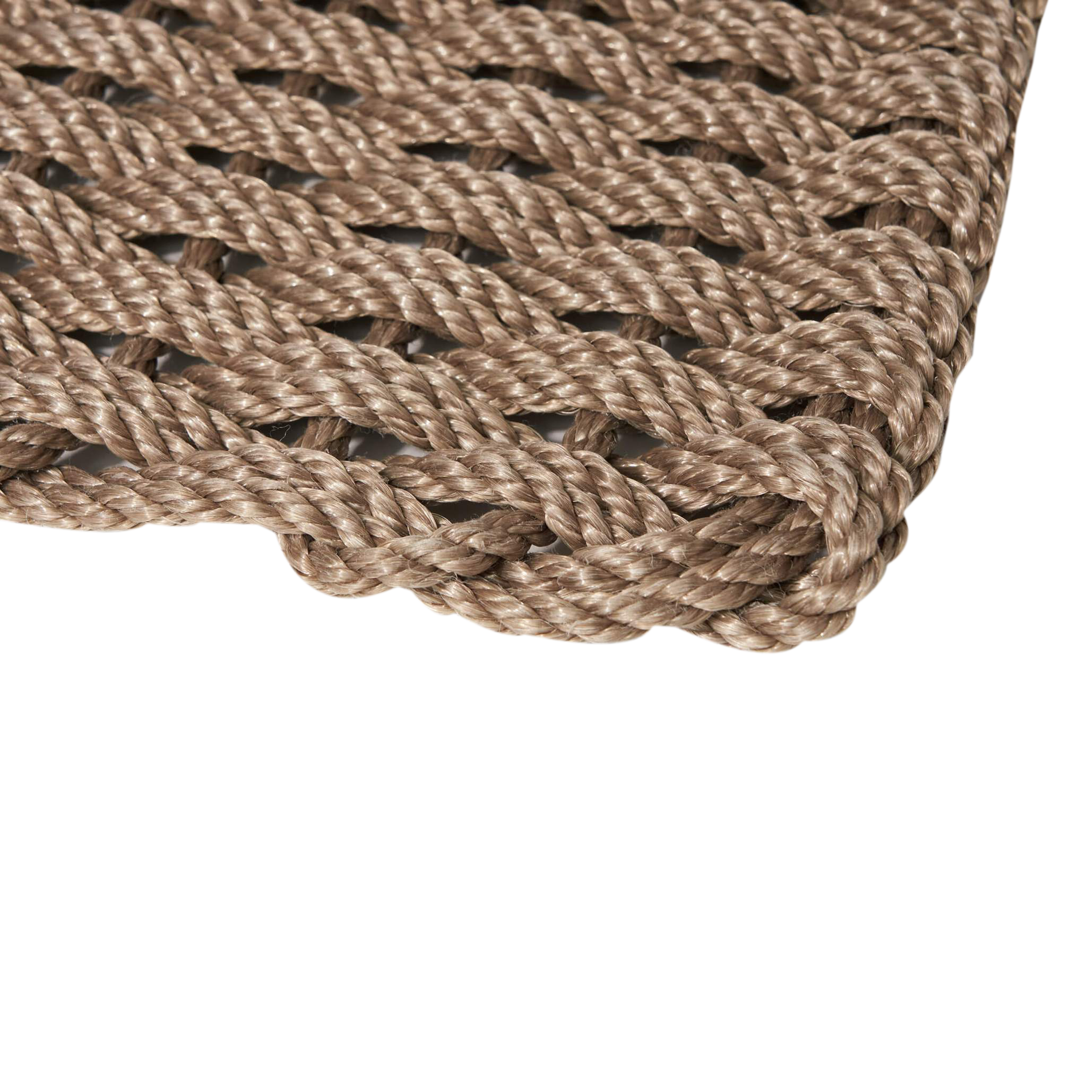 The Rope Doormat is carefully hand-woven in Maine.