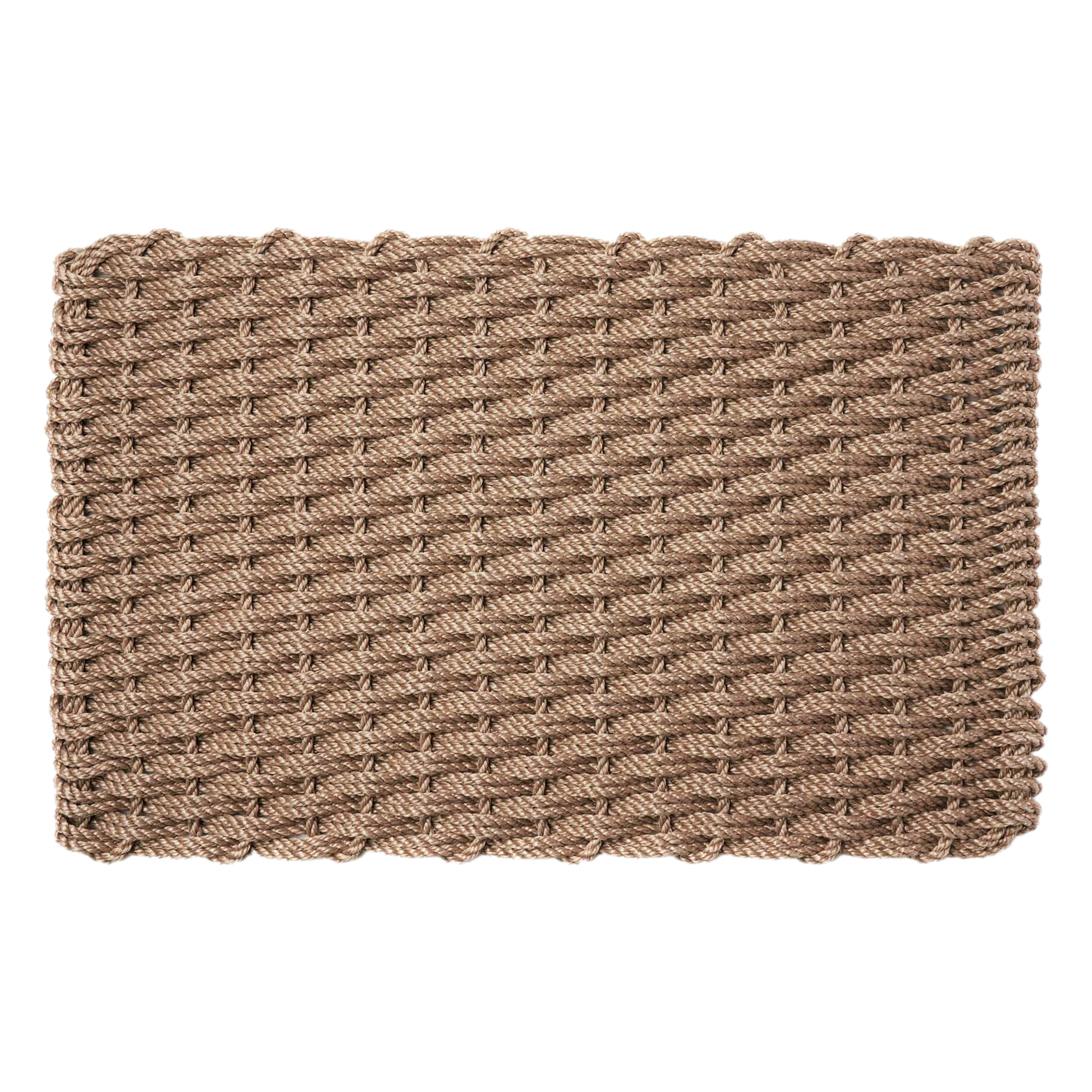 The Rope Doormat is carefully hand-woven in Maine.