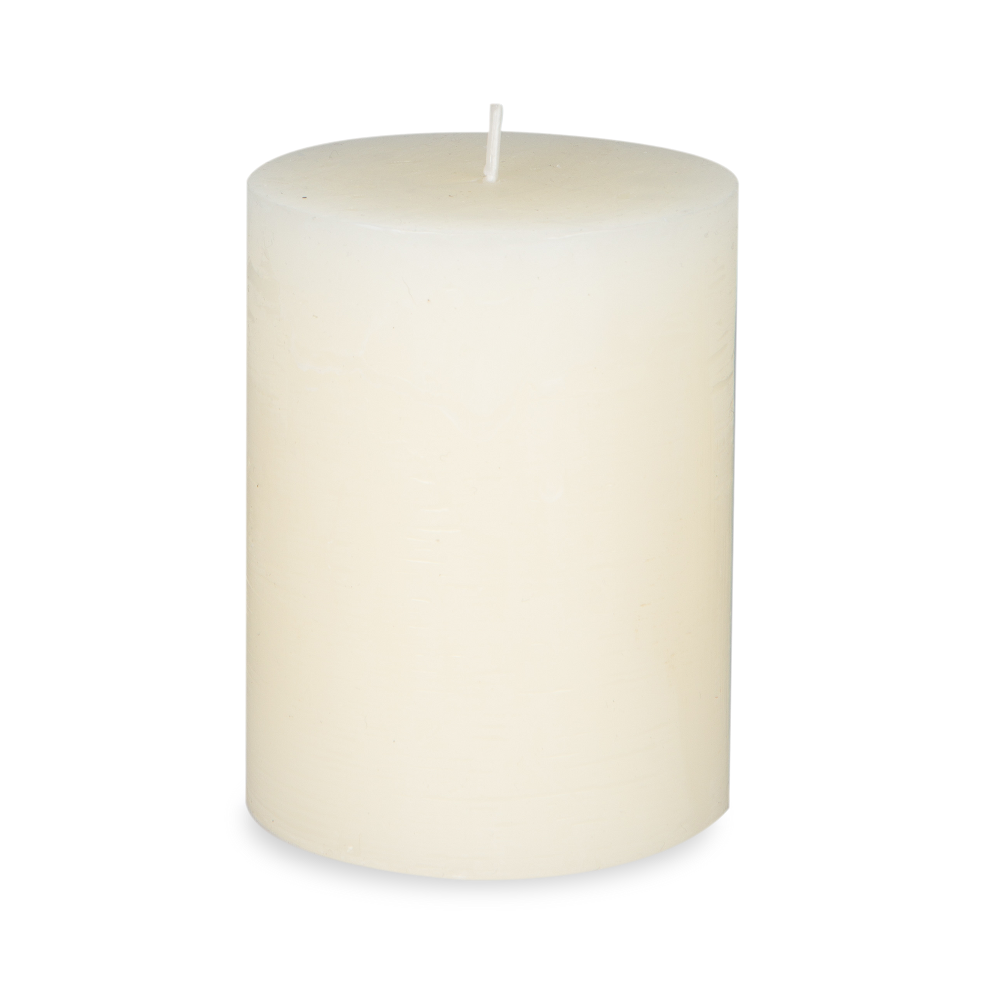 The Pillar Candle is a long-burning, fragrance free, pillar candles with a rustic textured finish, these candles are solid colour throughout.