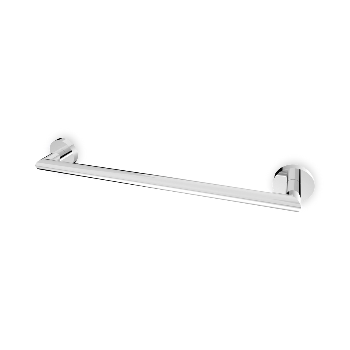 A cylindrical towel bar available in 18" or 24" lengths.