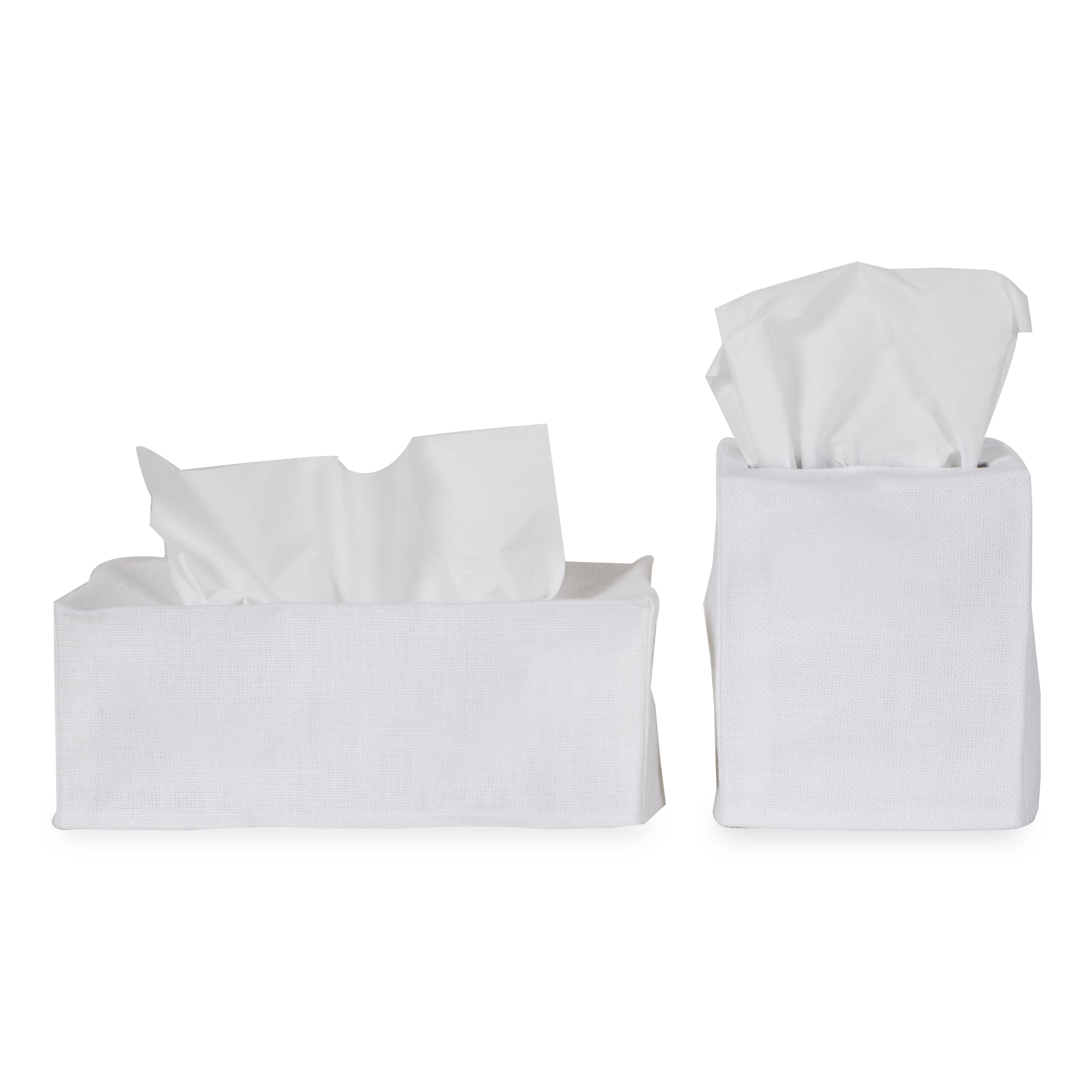 Using a beautiful 100% linen, The Linen Tissue Box Cover provides a neutral palette to any tissue box, which improves on stylistic decisions for any countertop or nightstand.