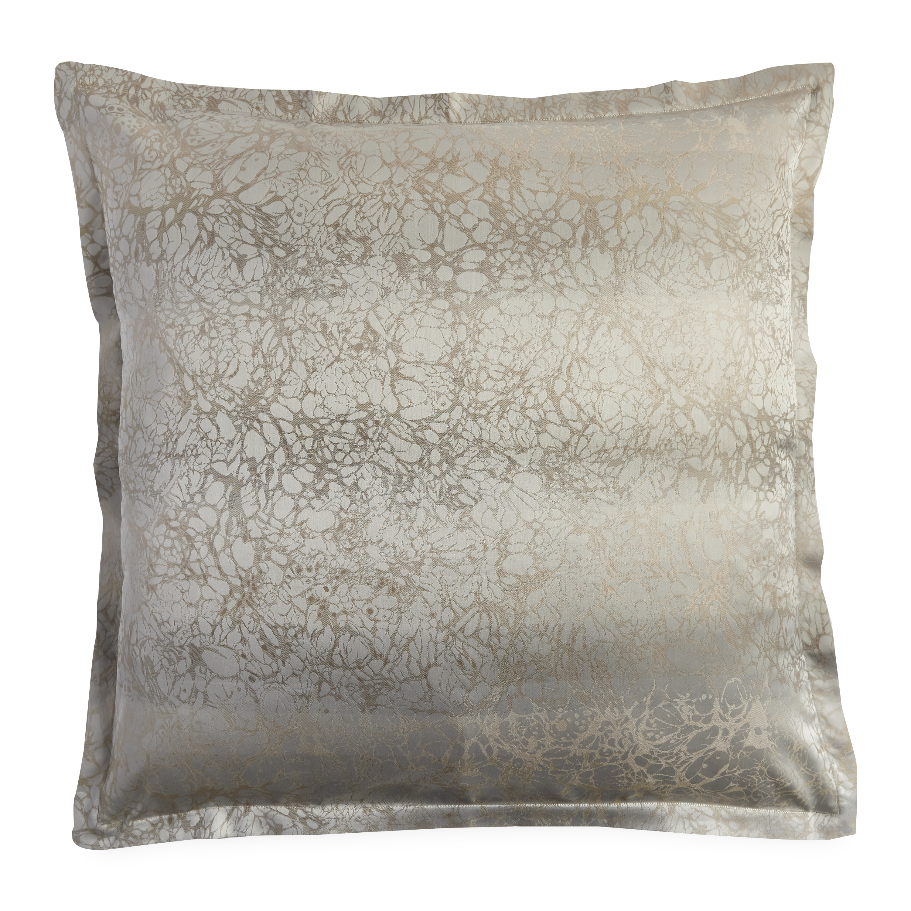Produced in Italy exclusively for Elte, the Petal Collection's subtle floral motifs are blended in a neutral ivory palette, woven in a yarn dyed sateen jacquard.