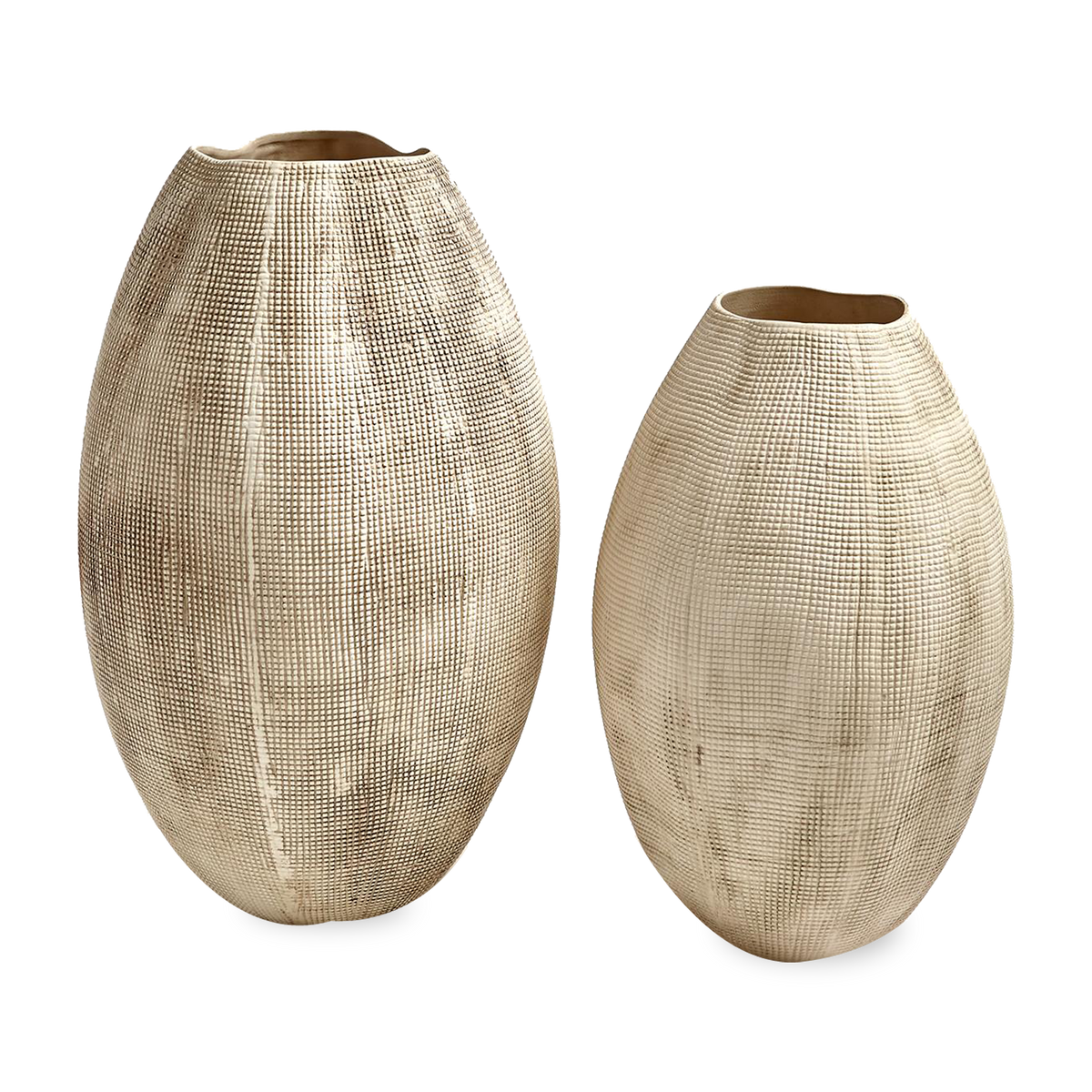 Textured Grid Vase