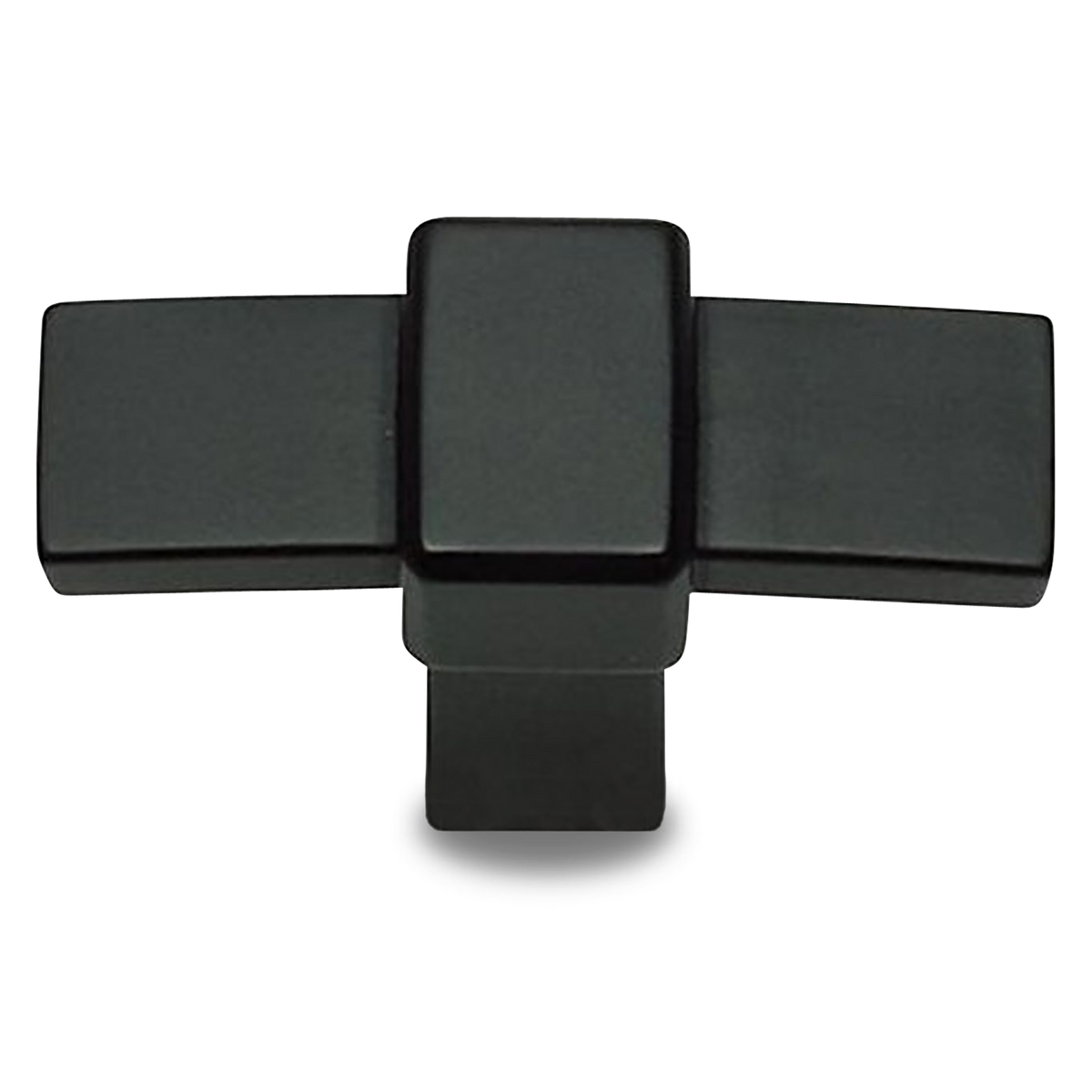 Buckle up T knob with matte design detail.