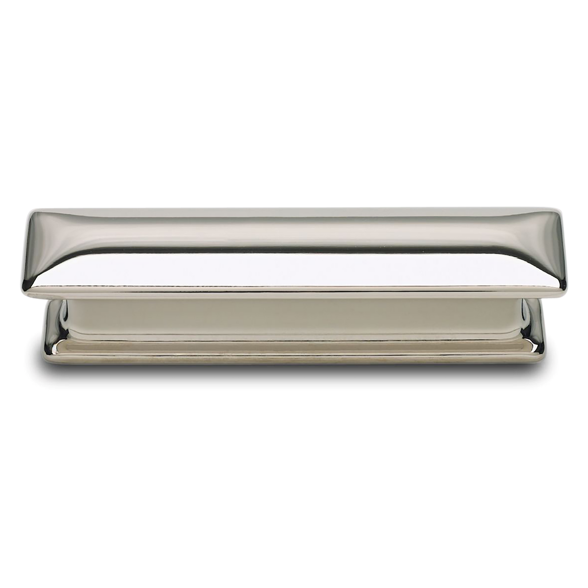 Sleek and contemporary cabinet pull.