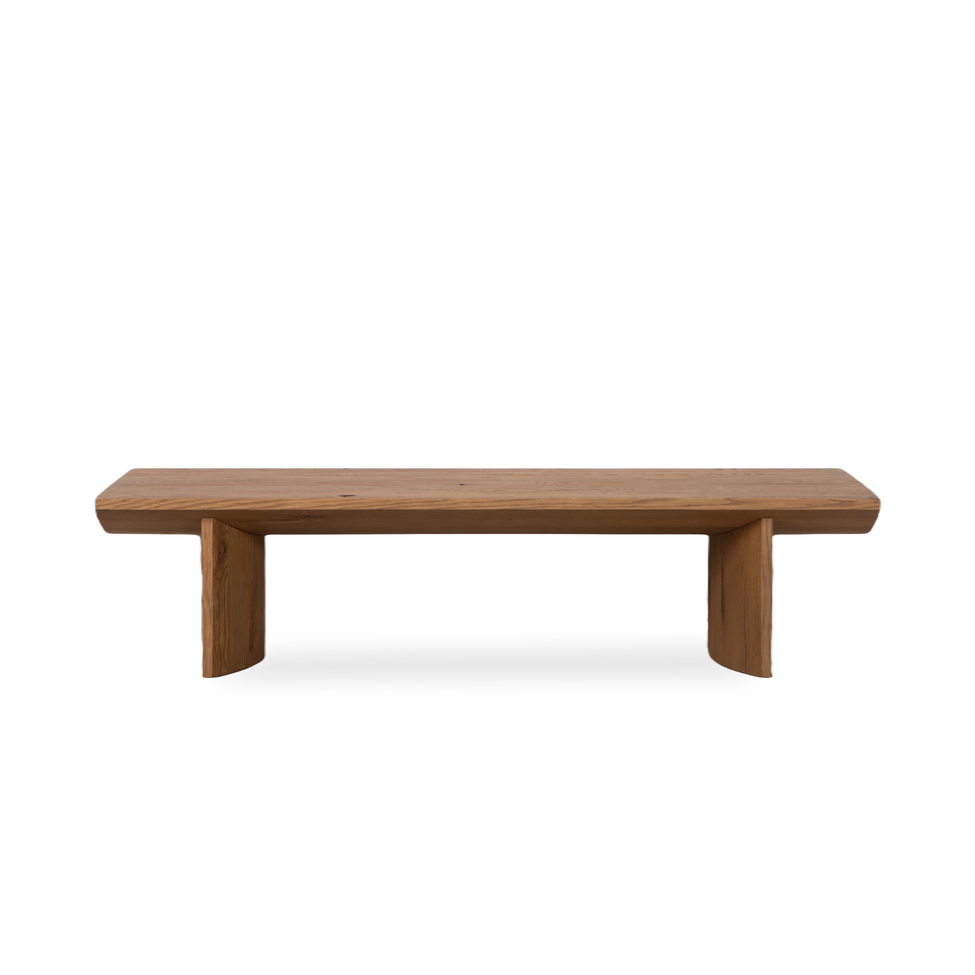 Showcasing a simple elegance, the Crescent Coffee Table is all about displaying the beauty of Oak wood.