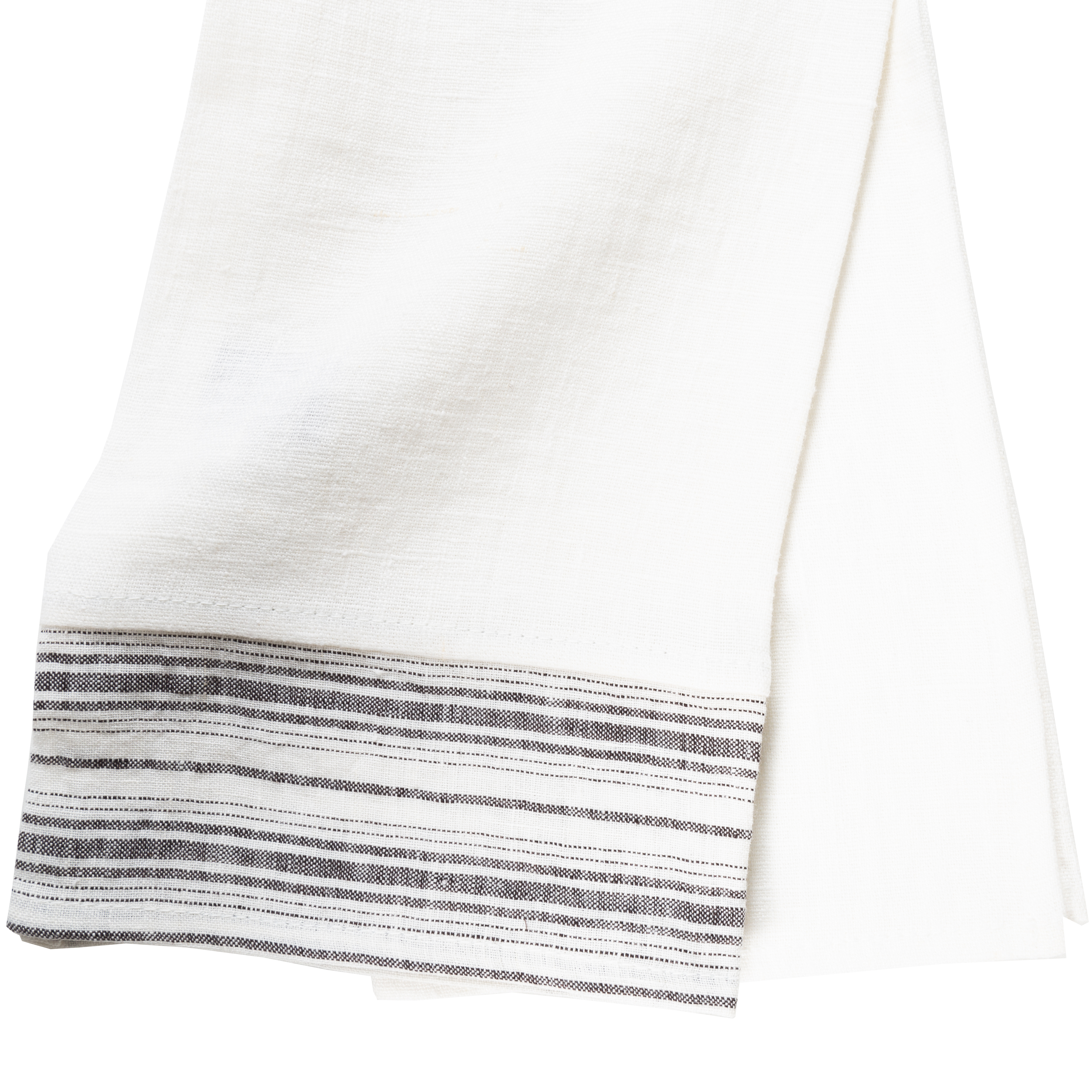 Linen Border Guest Towel