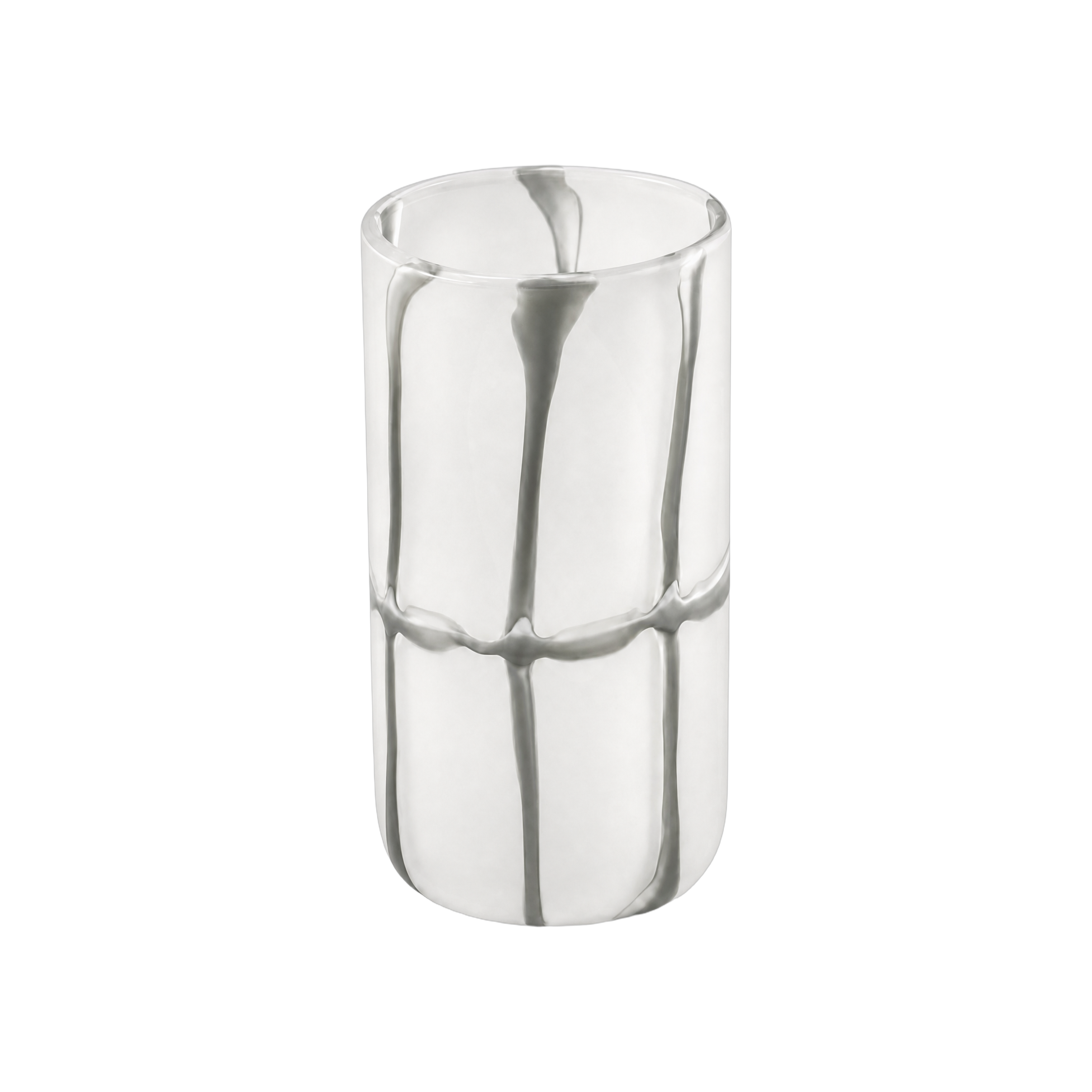 Crooked Line Grid Vase