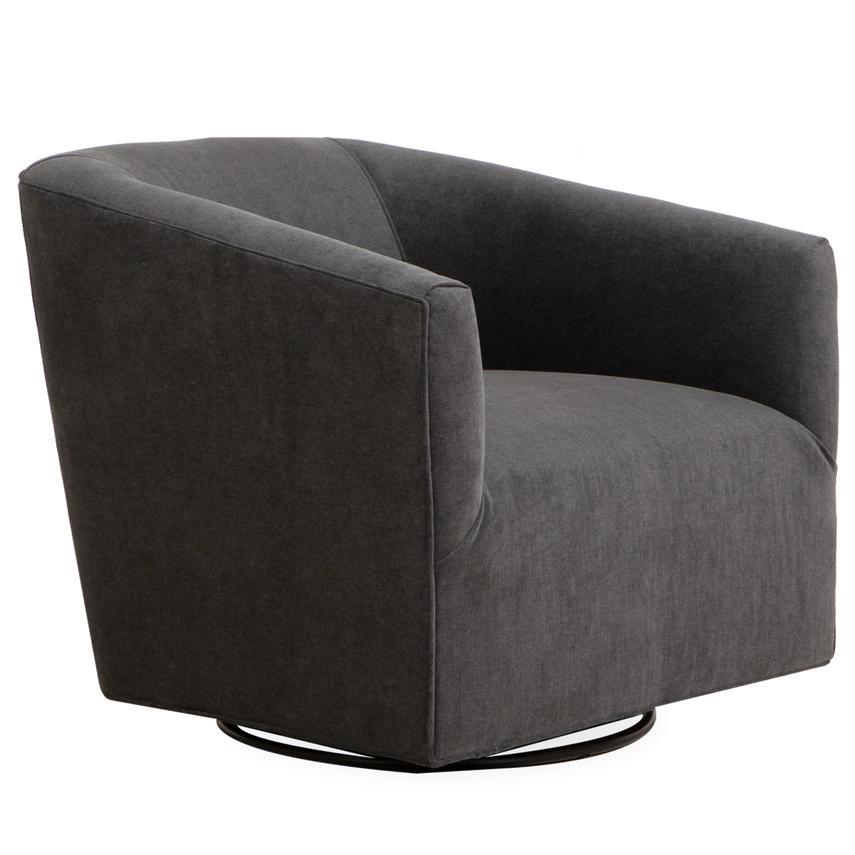 A fresh take on the classic barrel chair, the Davidsville Swivel Chair is effortlessly stylish.