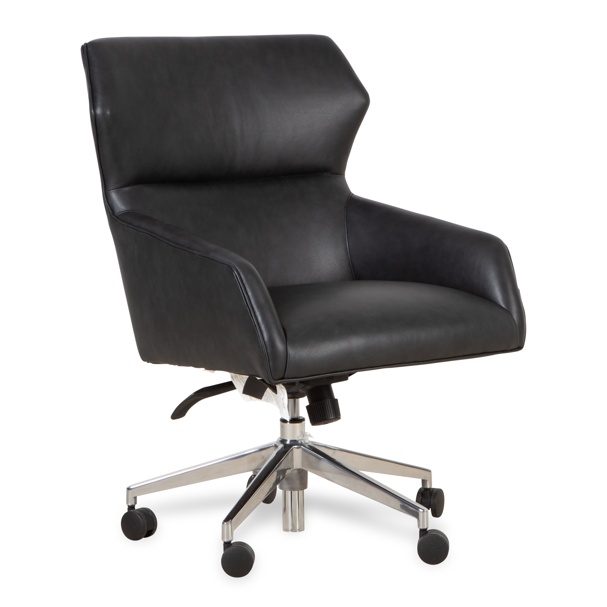 Add style and comfort to your office space with the Leon Leather Desk Chair.