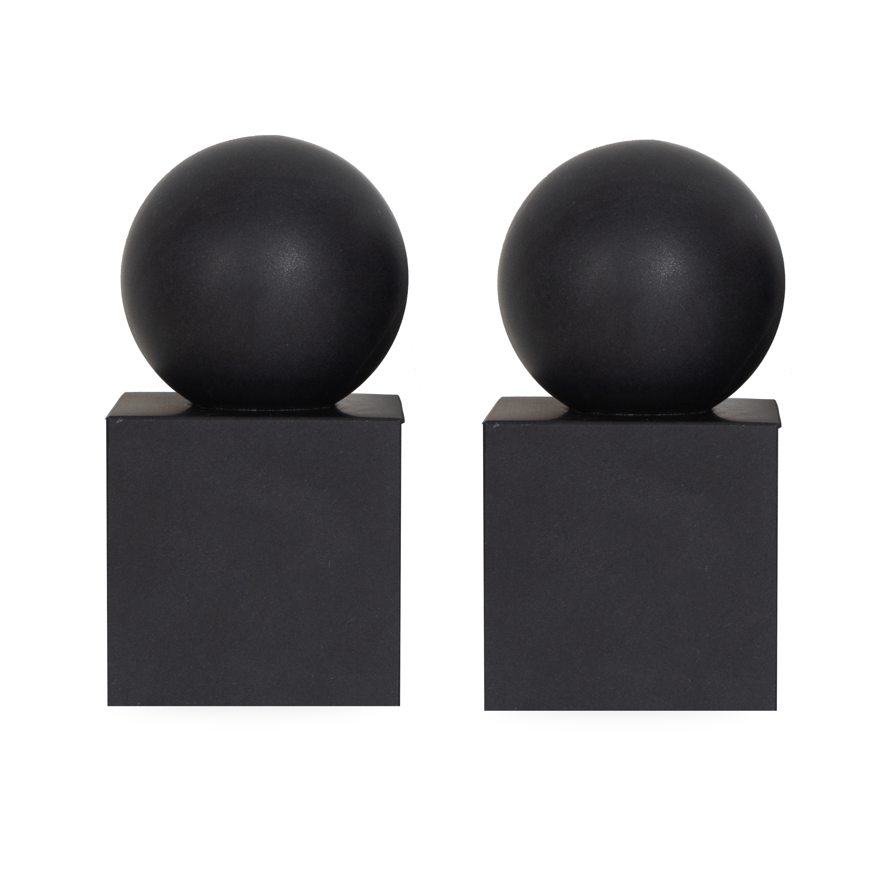 Honed Marble Bookends are crafted from honed marble, these beautiful book ends are jet black and make a stunning addition to any bookcase.