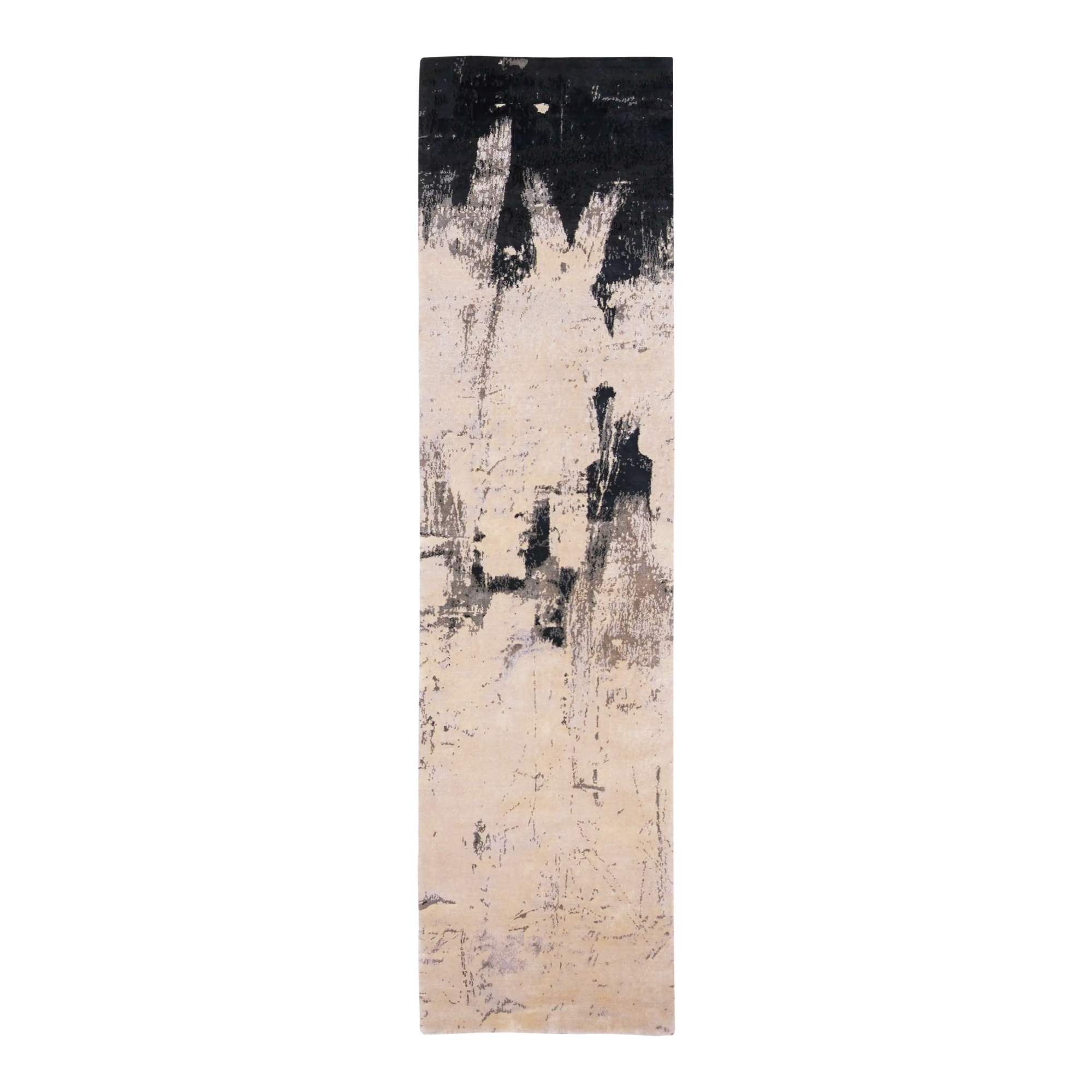 Painted Runner Ivory/Black