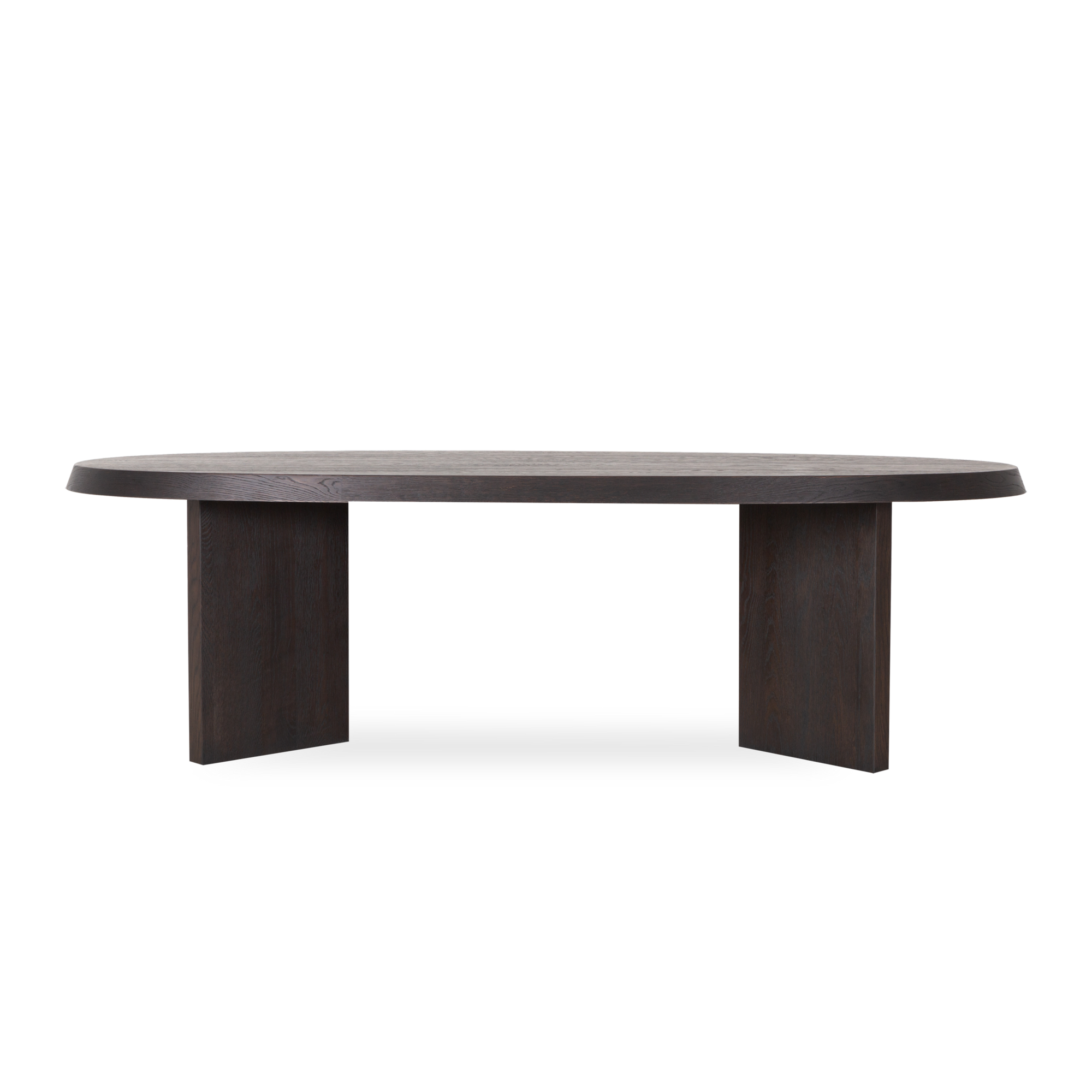 With its bold, geometric proportions, the Ellipse Dining Table has a simple and soothing form.