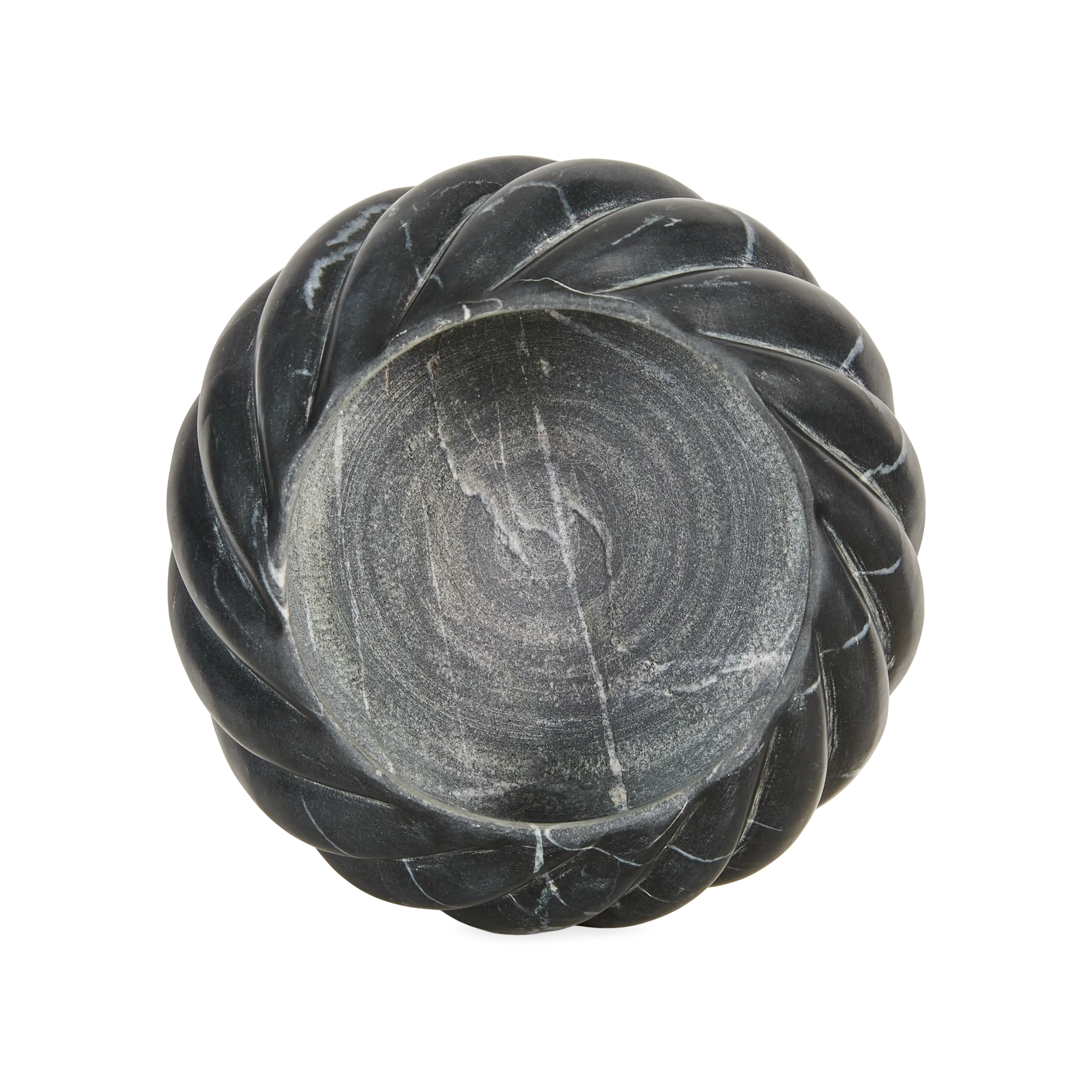 Ridged Marble Bowl