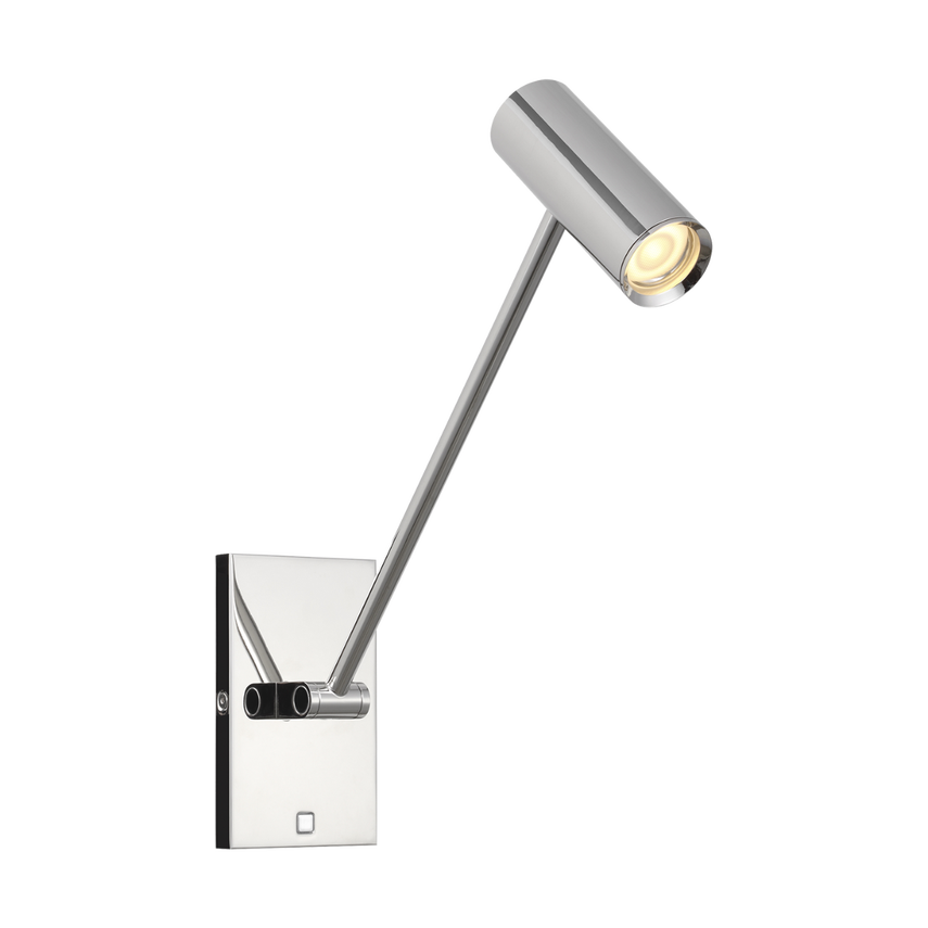 Head pivots/rotates 165 degrees to direct the light exactly where it is needed, also includes an Integrated push switch dimmer.