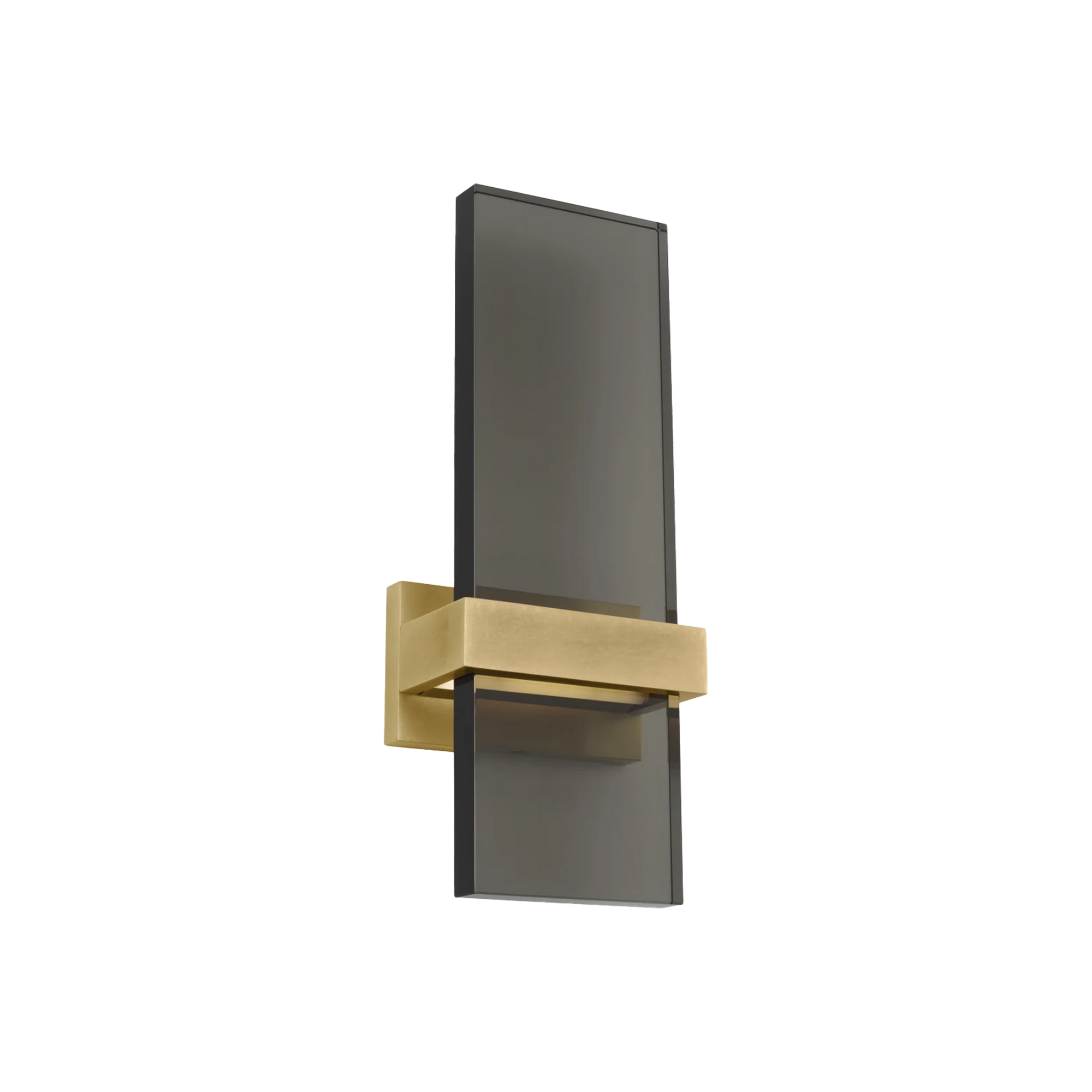 Brilliant glass meets luxe metal in the Flyta Small LED Sconce.