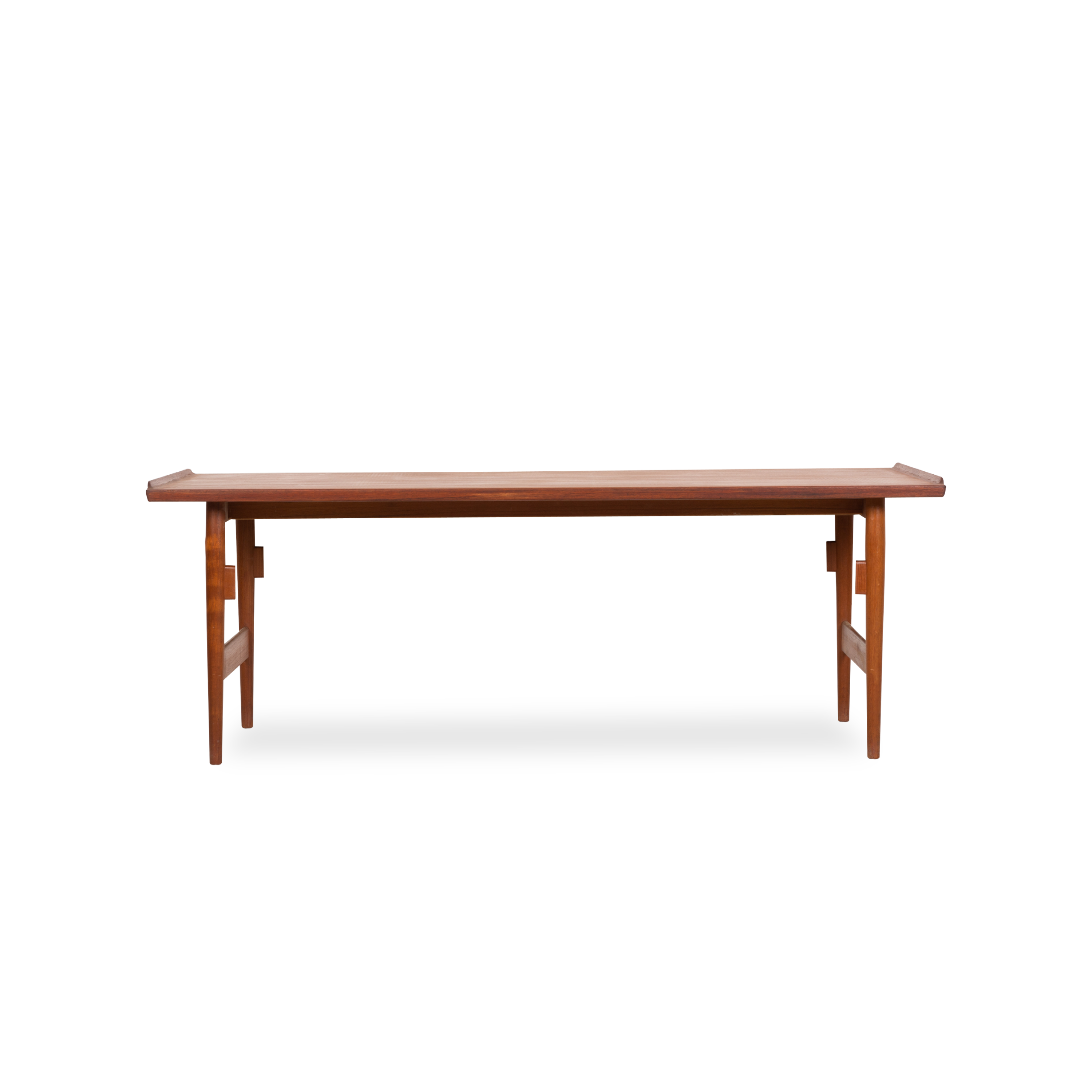 Elegant vintage teak work table designed by Arne Vodder and produced by Sibast Møbler, Denmark in the 1960s.