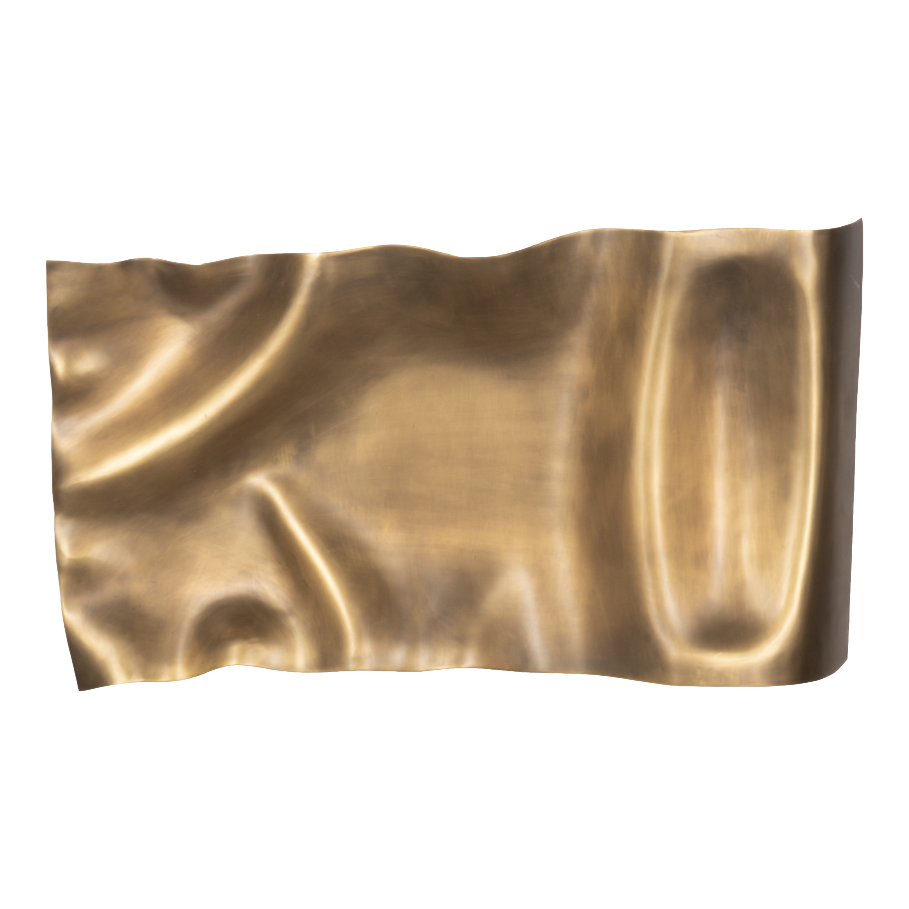 Brass Form Rectangular Platter