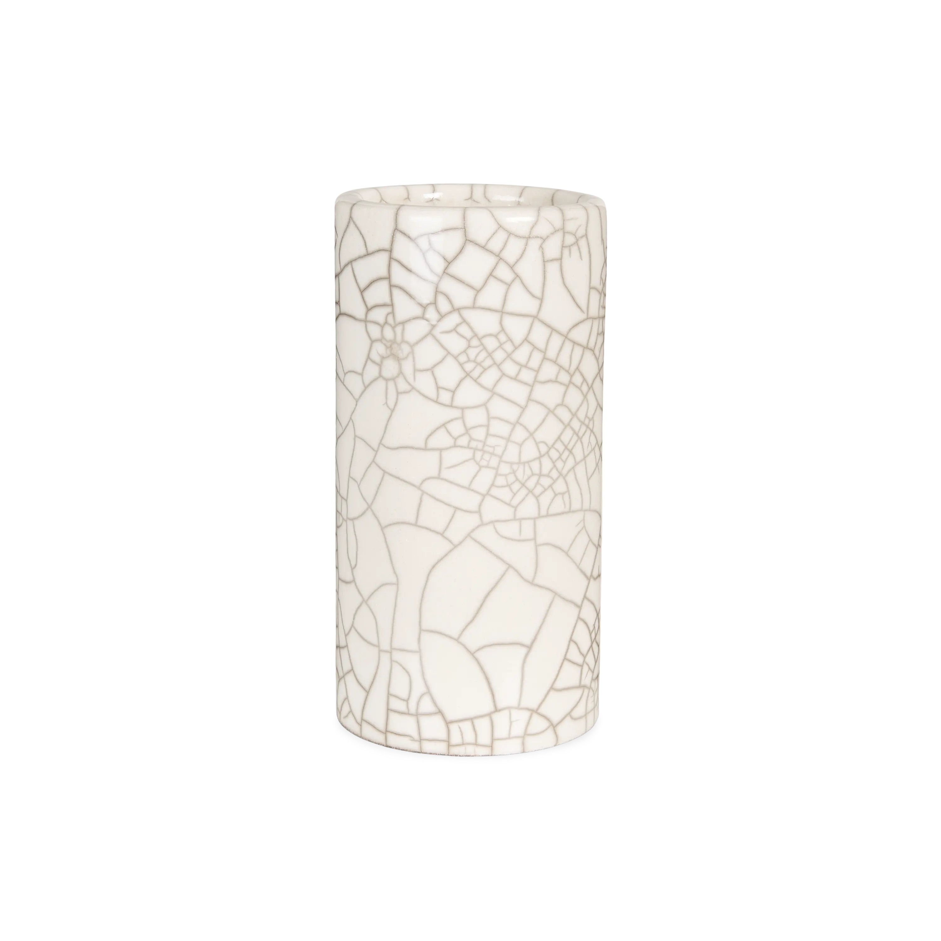 Crackle Cylinder Vase