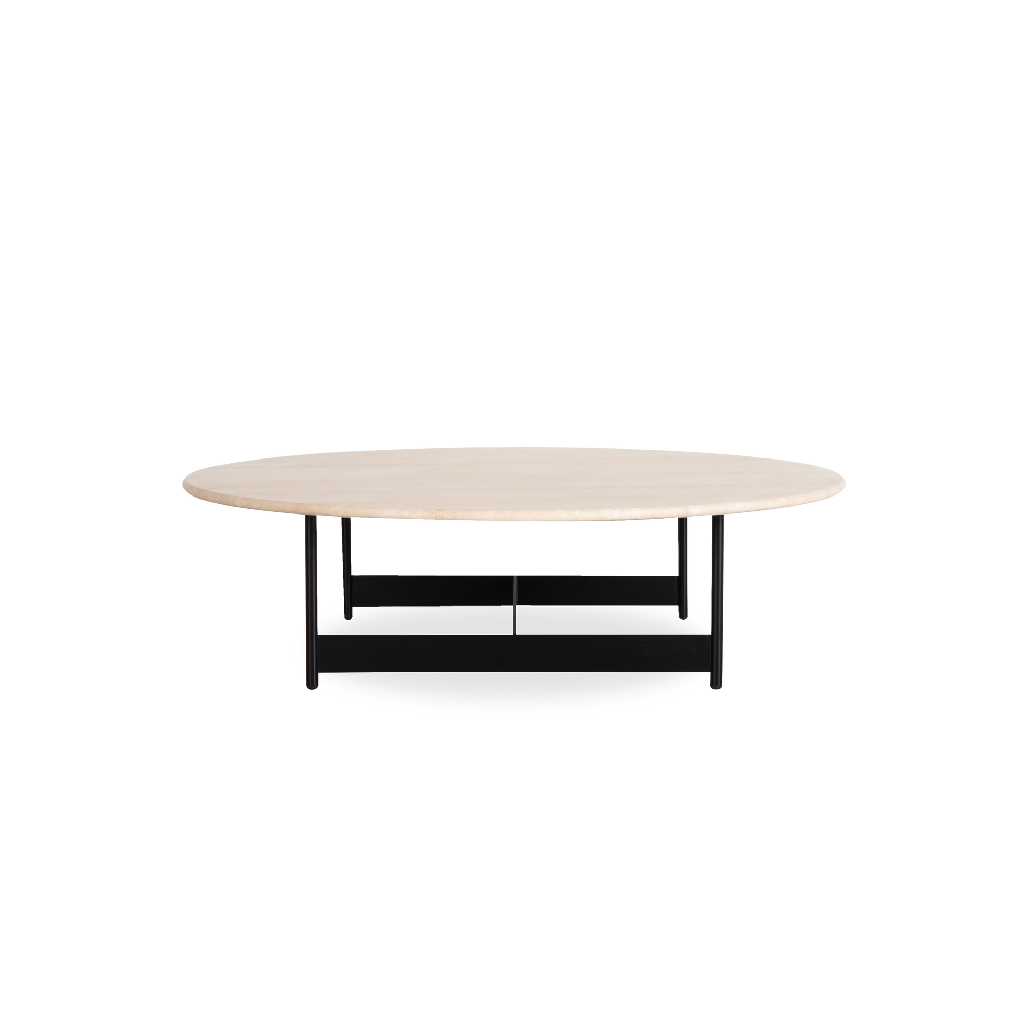 Claesson Koivisto Rune's Tokio Coffee Table seamlessly merges refined aesthetics with functional ingenuity, creating a harmonious interplay of geometric shapes and showcasing a bal