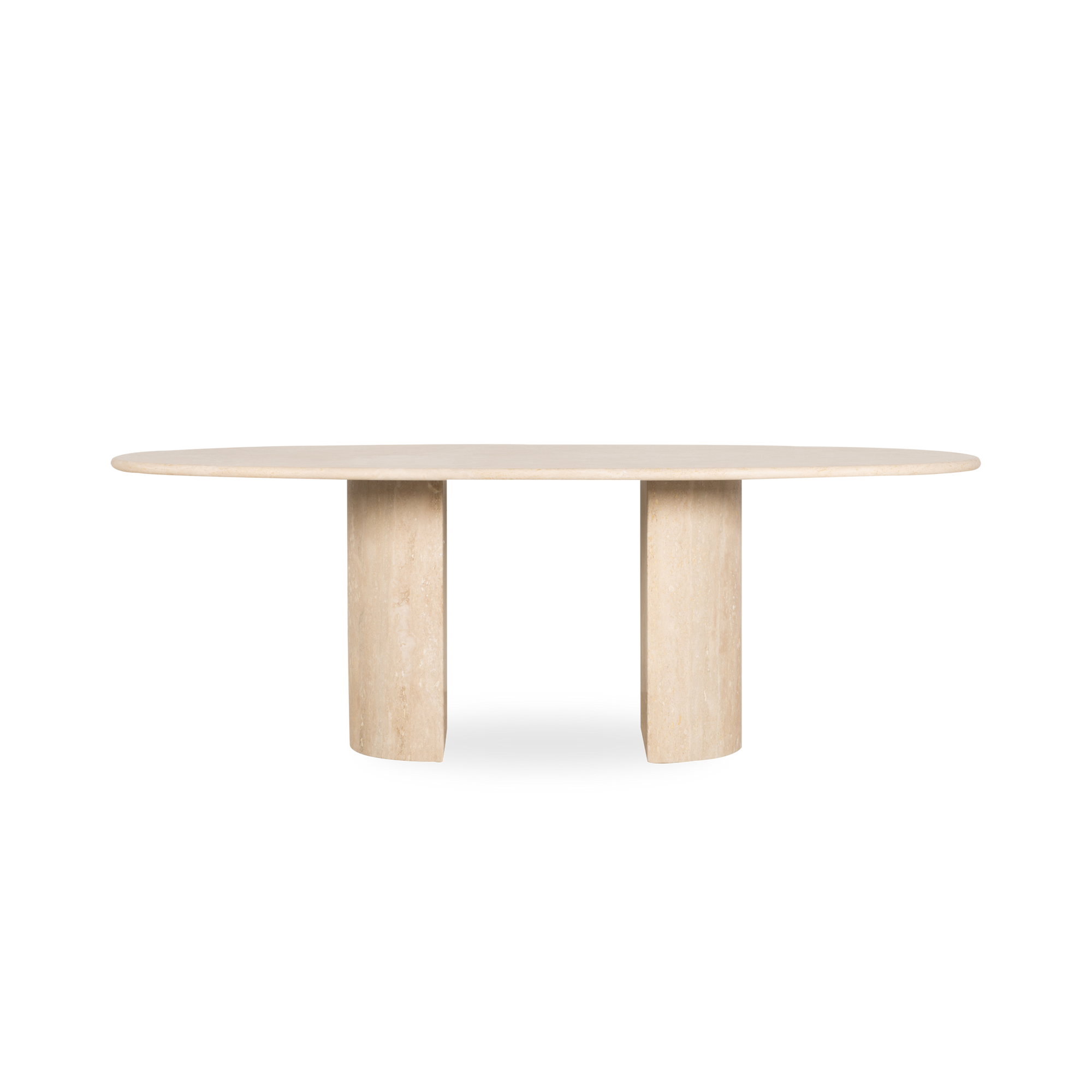 Designed by Giulio Cappellini, the Dolmen table pays homage to the tradition of classic marble with a contemporary twist influenced by the stylistic nuances of the 1980s.