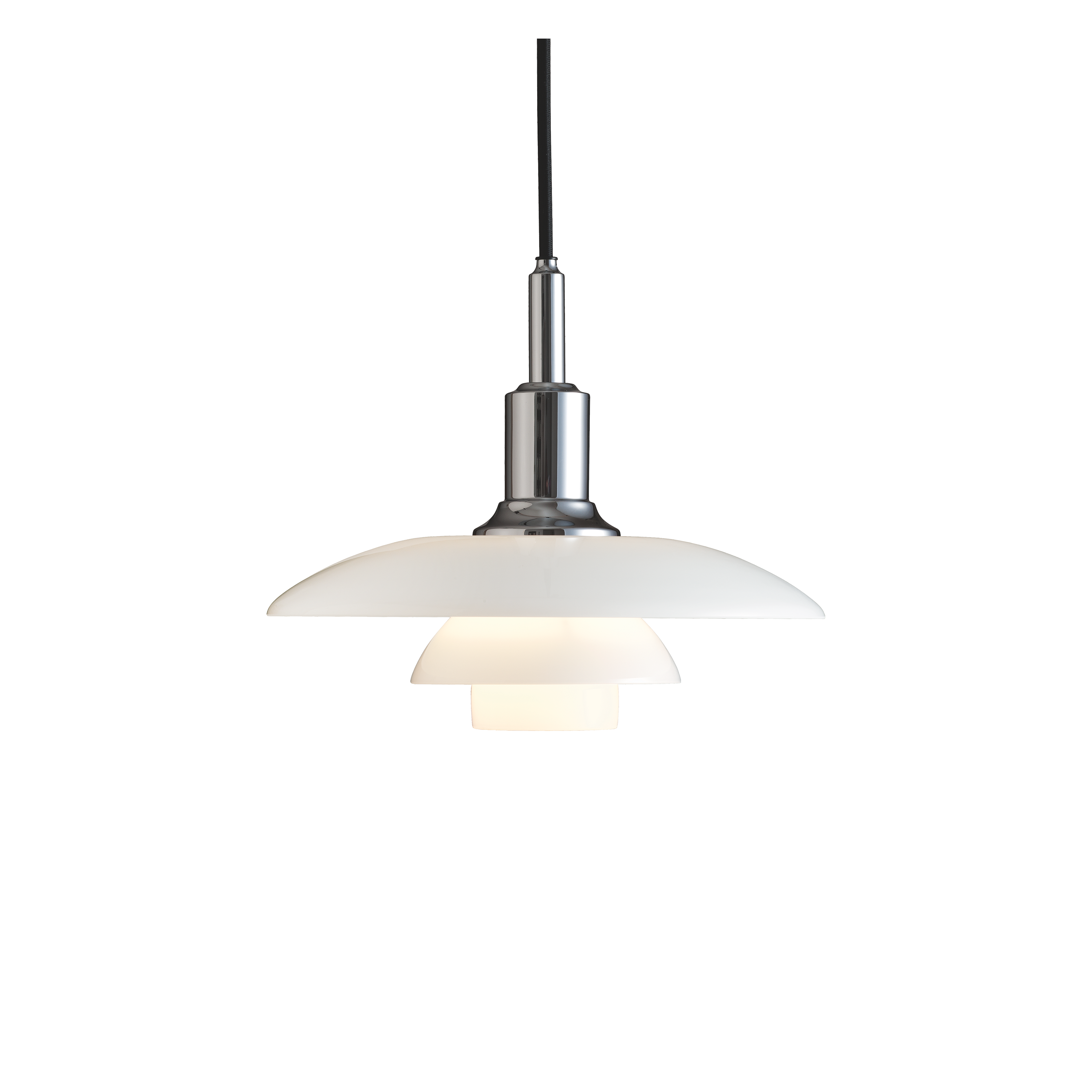 Designed by Poul Henningsen, the PH 3/2 Ceiling Lamp is an icon of Danish design.