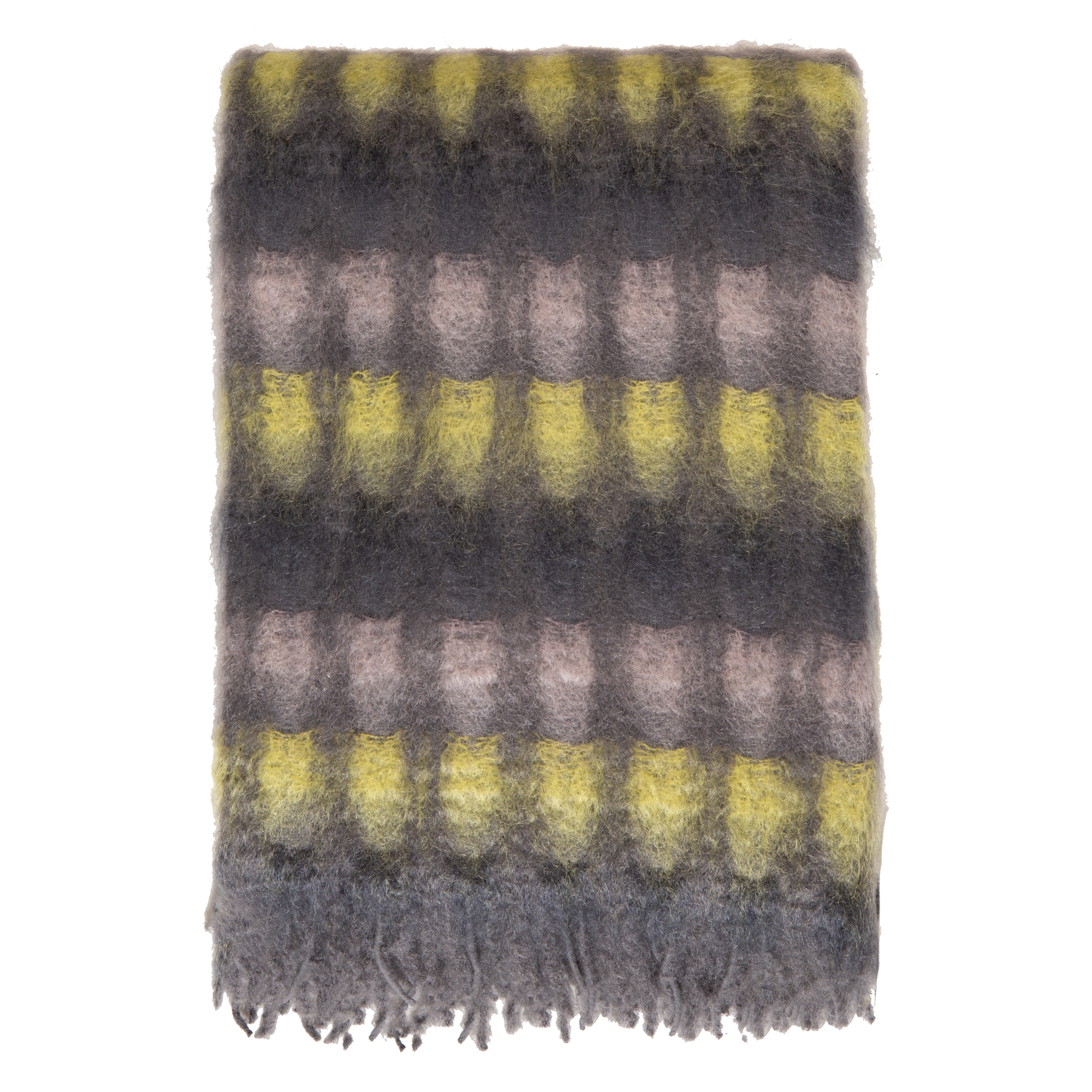 Combining two luxurious specialty yarns, the Merino/Mohair Throw is the perfect blend of merino wool and mohair which provides exceptional softness and warmth while being lighter t